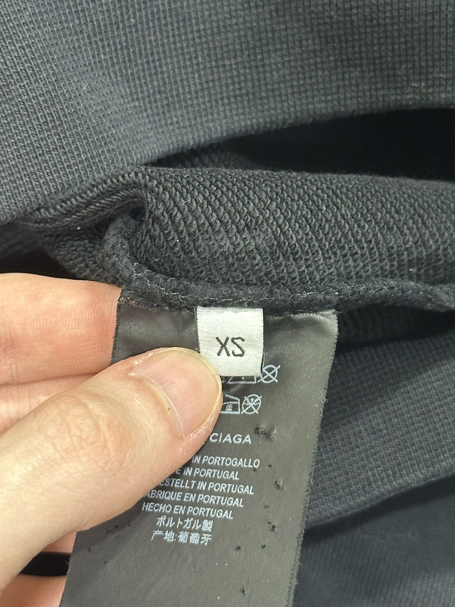 Balenciaga Balenciaga Sweatshirt Hood Logo Print Black Hoodie Size US XS / EU 42 / 0 - 17 Thumbnail