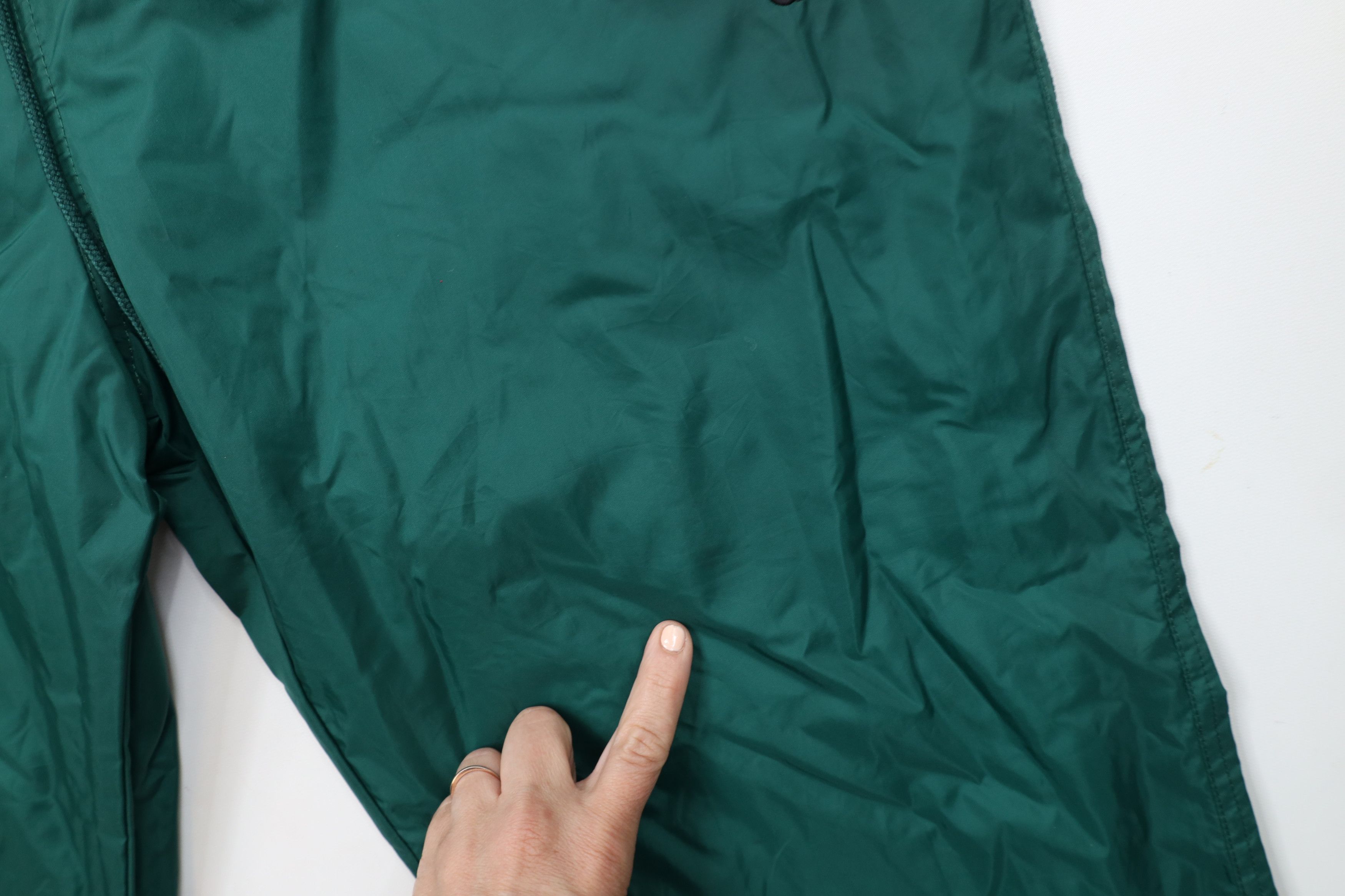 Adidas × Vintage Vintage 90s Adidas Nylon Windbreaker Jogger Pants Green Size US 36 / EU 52 - 8 Thumbnail