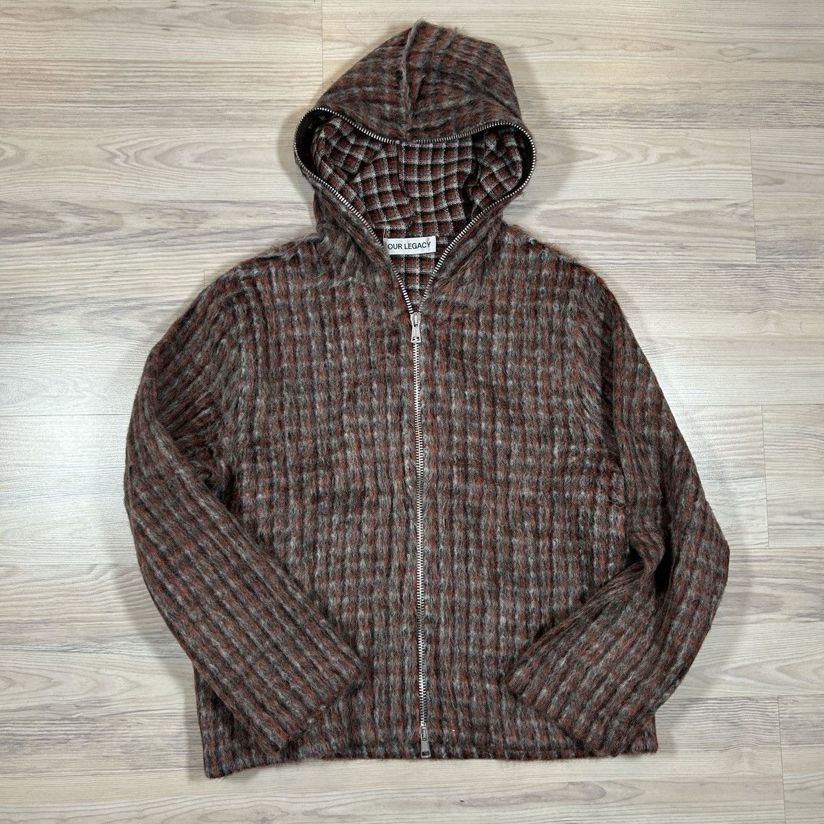 Our Legacy Our Legacy Mohair Full Zip Hoodie | Grailed