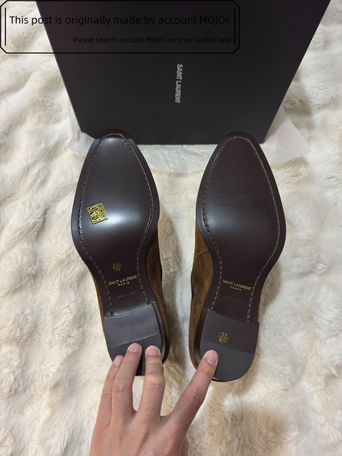 Saint Laurent Paris Sz 45 Saint Laurent Paris Cachemire Land Boots mojos13184 Size US 12 / EU 45 - 7 Thumbnail