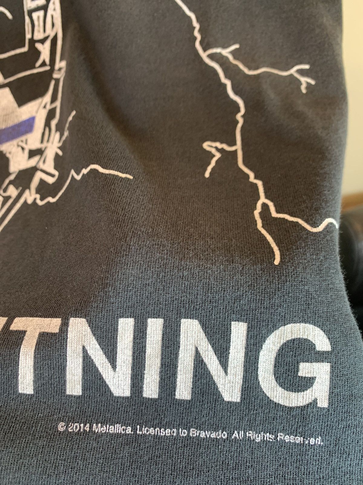 Band Tees × Fear of God × Metallica *RARE* Fear of God x Metallica Ride The Lightning Band Shirt Size US M / EU 48-50 / 2 - 5 Thumbnail