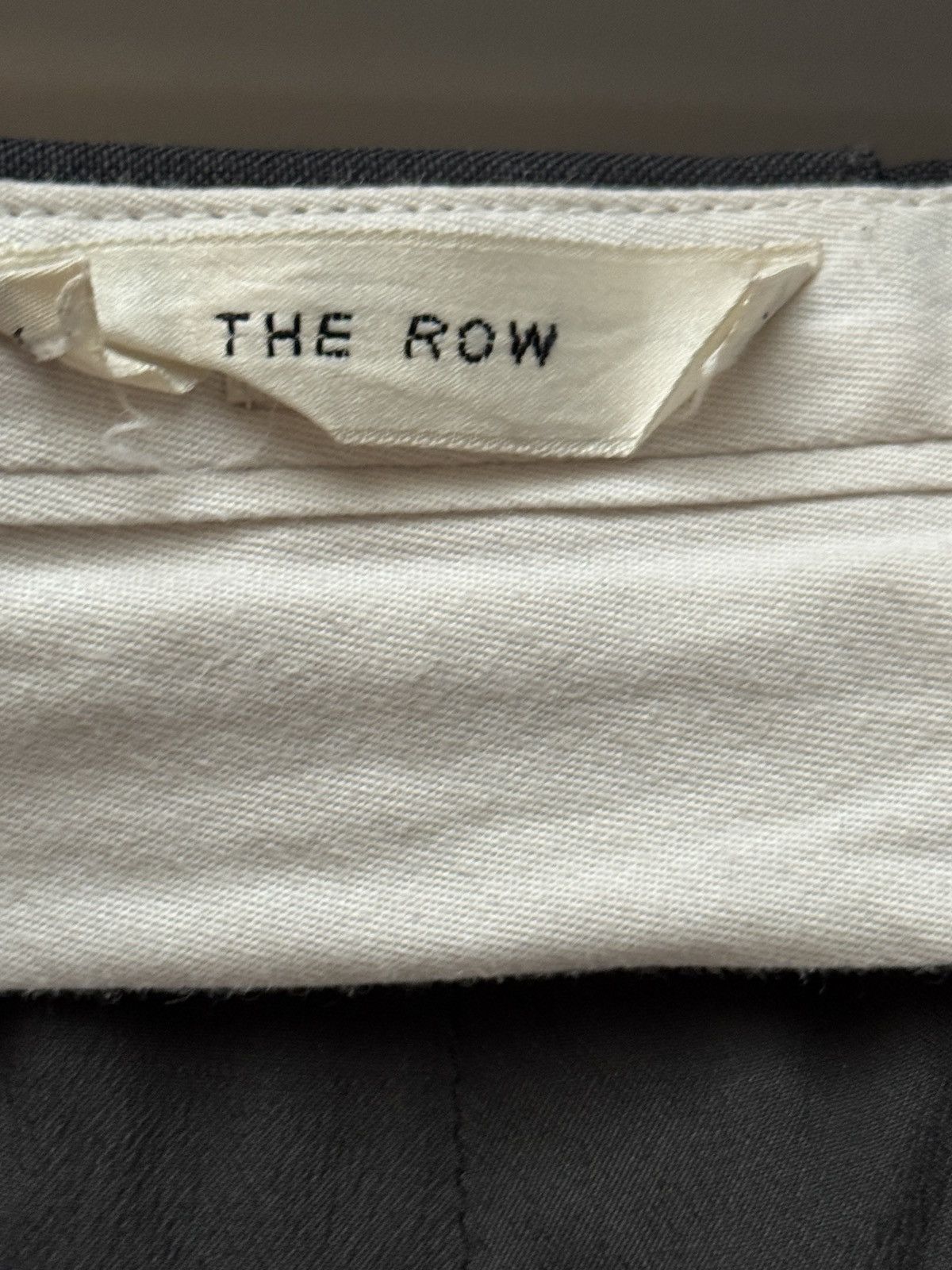 The Row The Row Mens Zipped Pocket Wool Mohair Trousers Grey US 30 Size US 30 / EU 46 - 5 Thumbnail