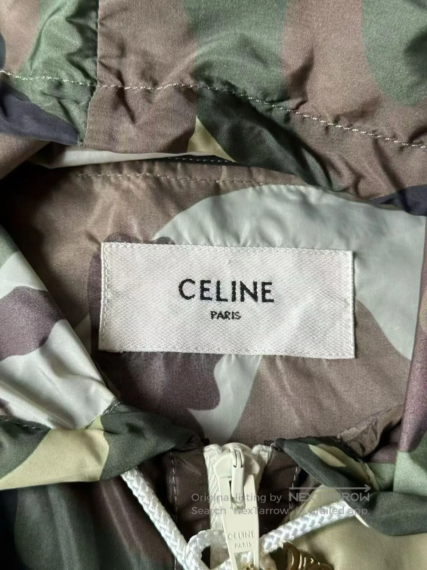 Celine Celine Camouflage Windbreaker Jacket. Size XS / US 0-2 / IT 36-38 - 3 Thumbnail
