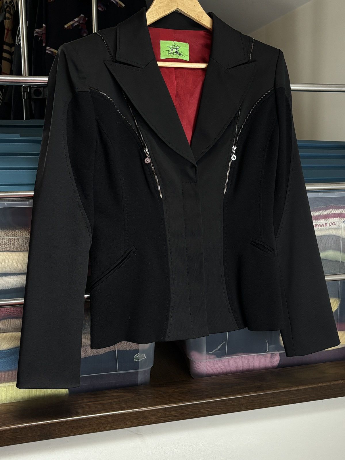 Thierry Mugler Thierry Mugler Vintage Avant Garde Blazer Jacket 80s 90s Size XL / US 12-14 / IT 48-50 - 2 Thumbnail