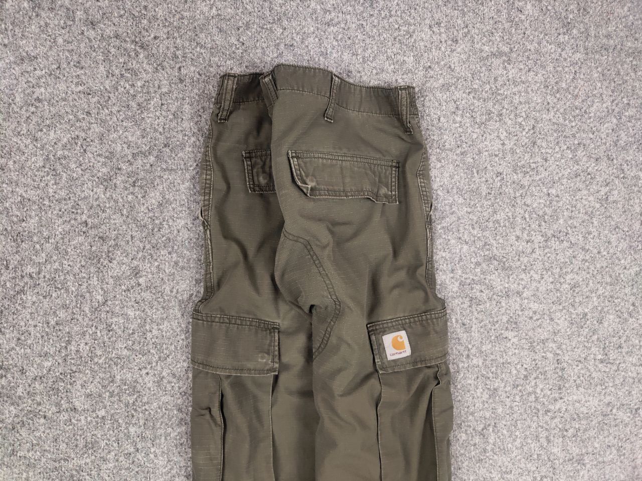 Carhartt Vintage Carhartt Green Ripstop Faded Cargo Pants Y2k Style Size US 34 / EU 50 - 4 Thumbnail