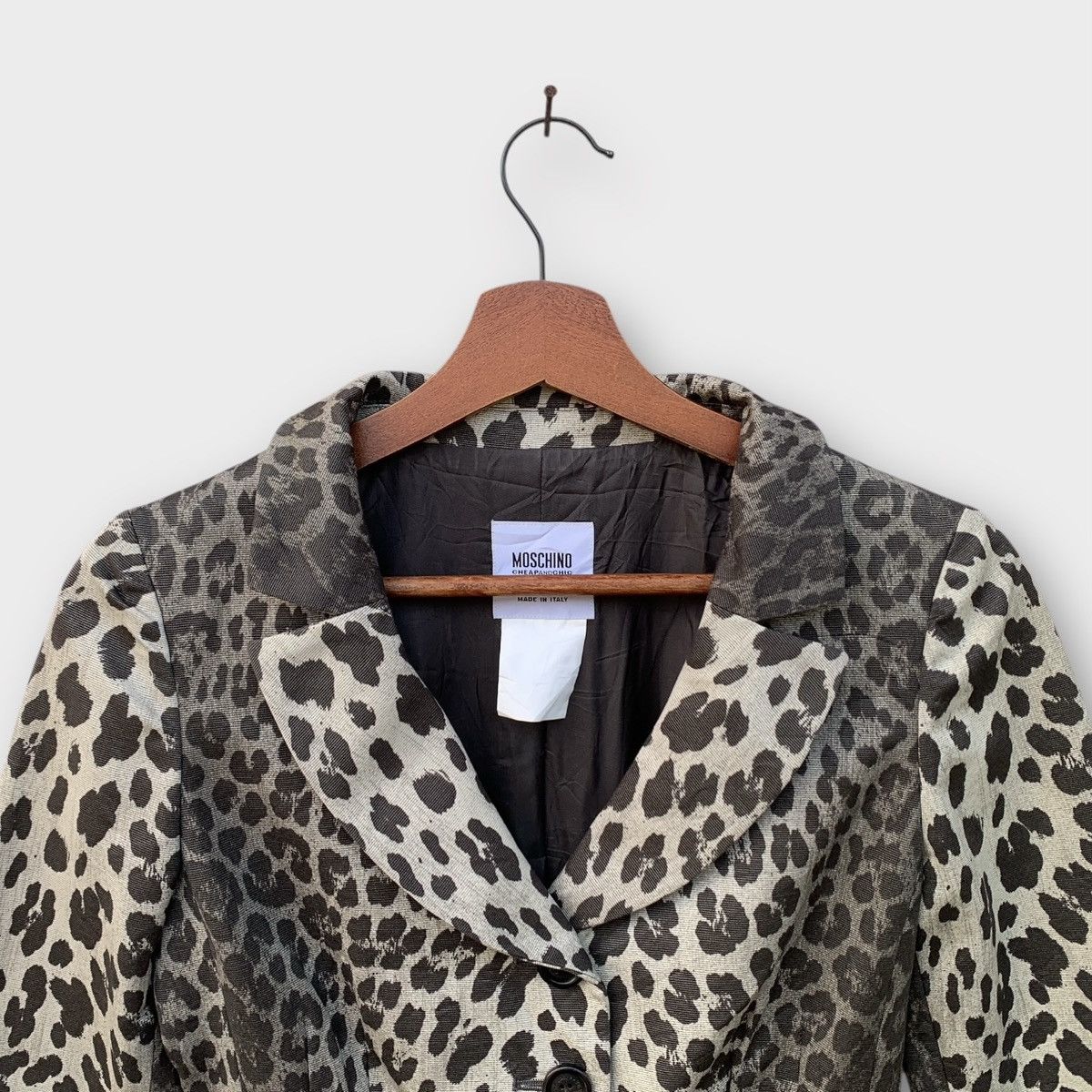 Moschino MOSCHINO CHEAPANDCHIC LEOPARD PRINTED WOMEN JACKET Size XS / US 0-2 / IT 36-38 - 11 Thumbnail