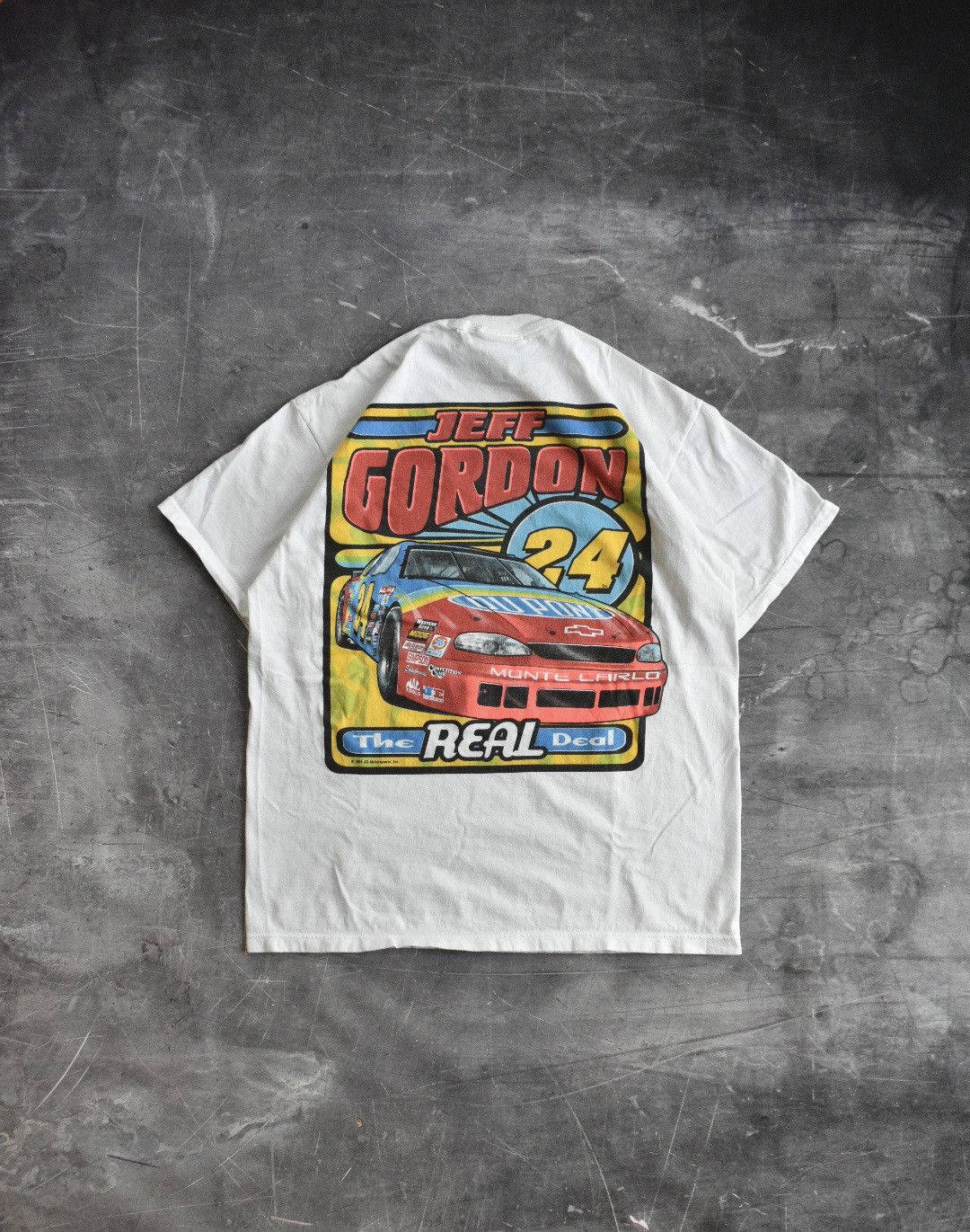 NASCAR × Vintage Vintage ‘98 Jeff Gordon Nascar ‘The Real Deal’ T-Shirt (L) Size US L / EU 52-54 / 3 - 1 Thumbnail