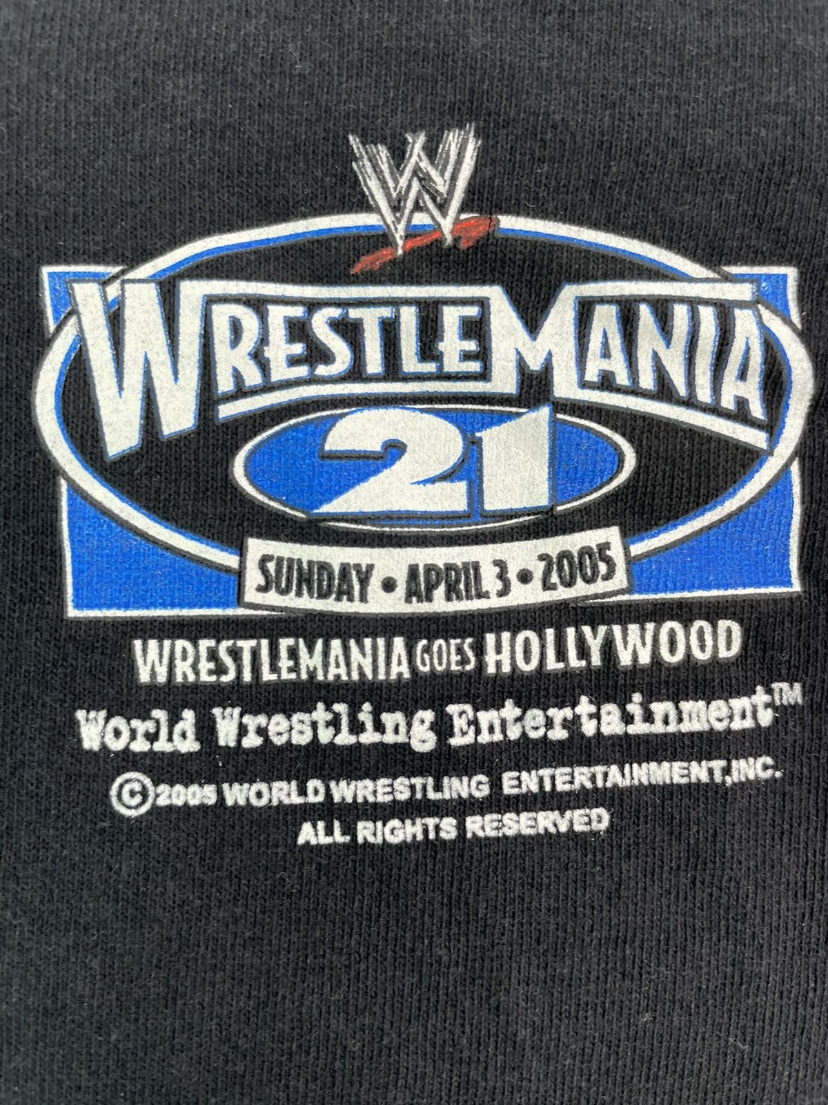 Sports Specialties Vtg 2005 Wrestemania Goes Hollywood promo tour shirt Size US L / EU 52-54 / 3 - 4 Thumbnail