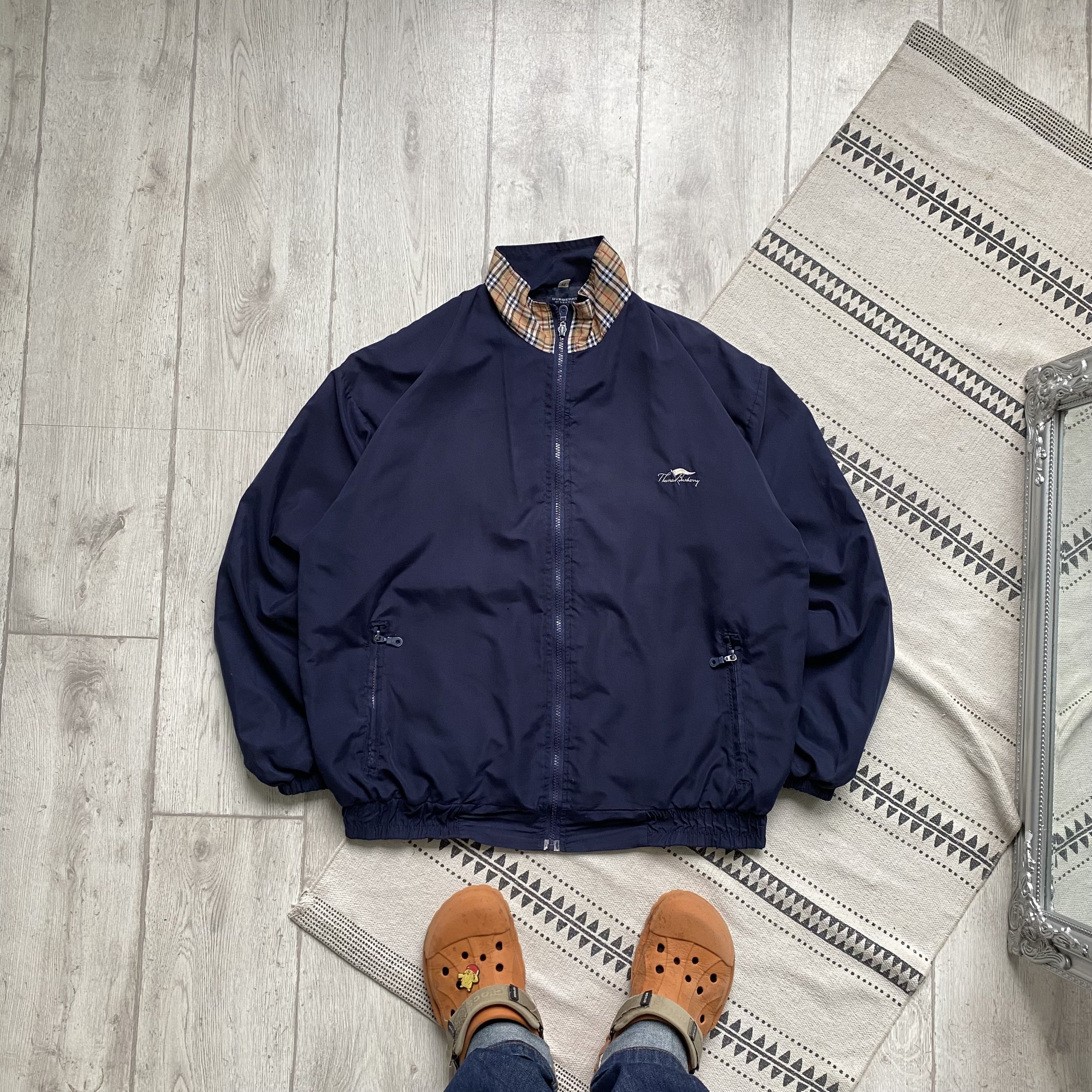 【フェード】希少 90's vintage Burberrys 短丈 ジャケット フェード】希少 90's vintage Burberrys 短丈 ジャケット