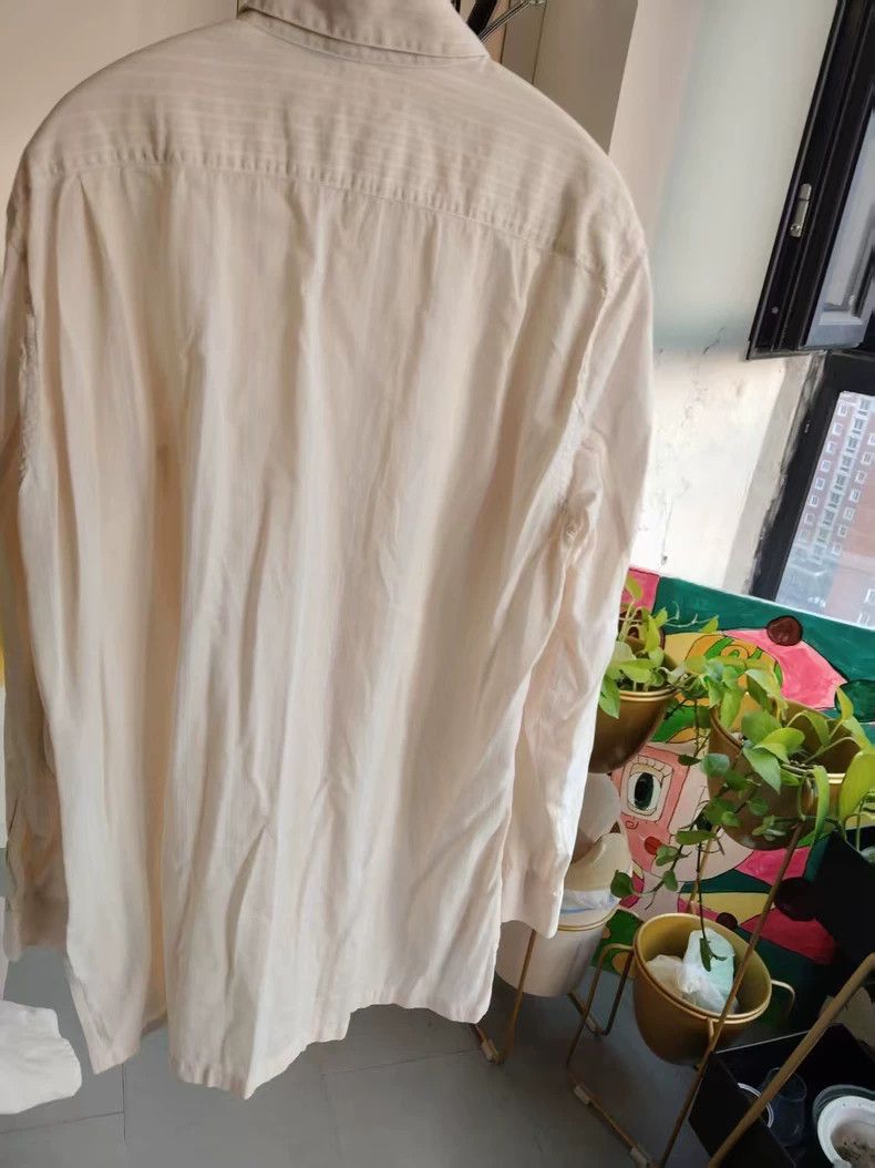 Loewe LOEWE Pink striped dress shirt skirt Size L / US 10 / IT 46 - 2 Thumbnail