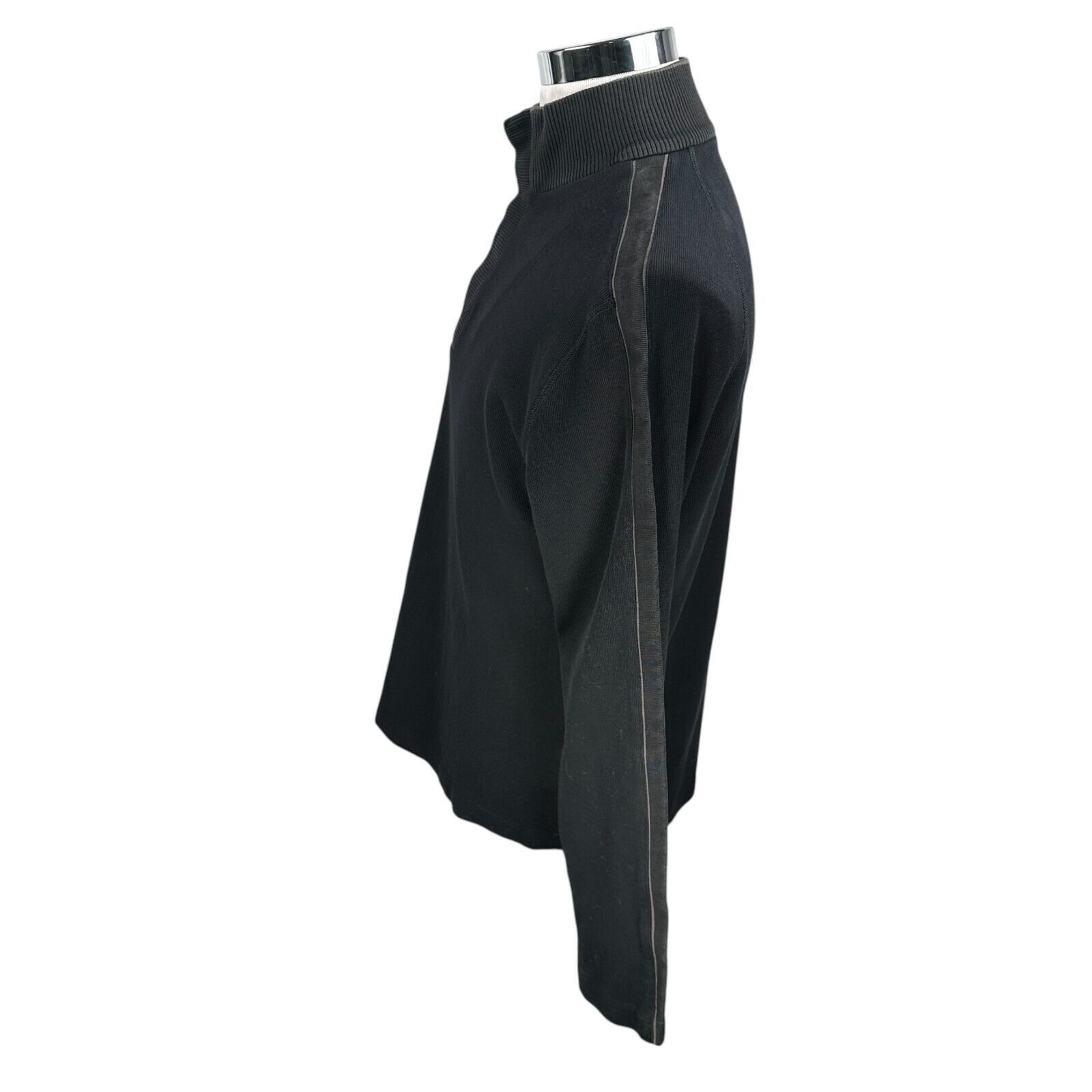 Hugo Boss Hugo Boss Piseno 1/4 Snap Sweater Men’s L Black Long Sleeve Size US L / EU 52-54 / 3 - 3 Thumbnail
