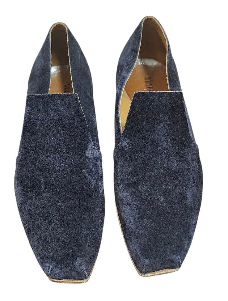 Other Cliff Dweller Suede Flats Navy Blue Minimalist Handmade 39 Size US 9 / IT 39 - 2 Thumbnail
