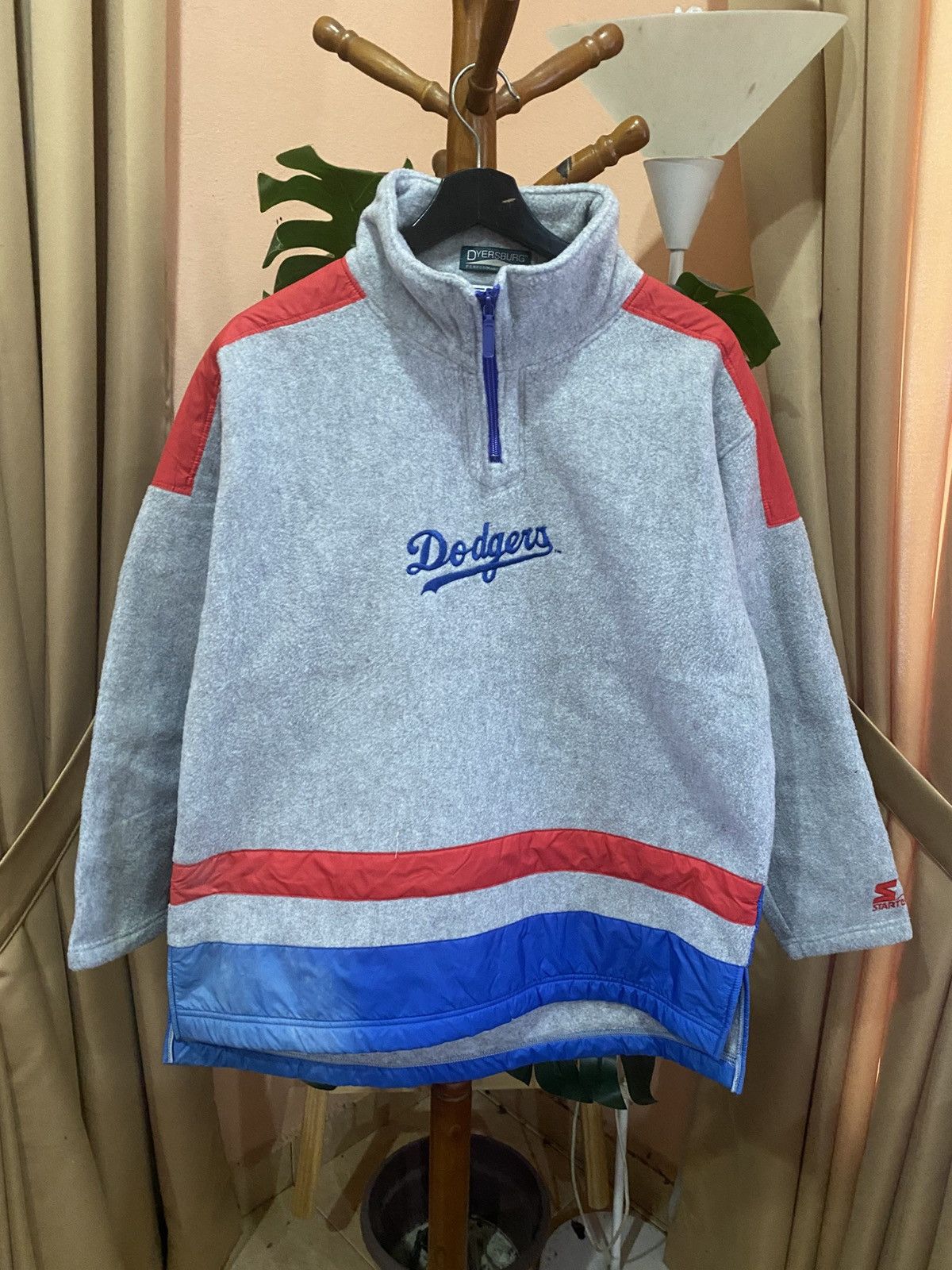 Starter Starter MLB Los Angeles Dodgers fleece pullover half-zip Size US M / EU 48-50 / 2 - 1 Thumbnail