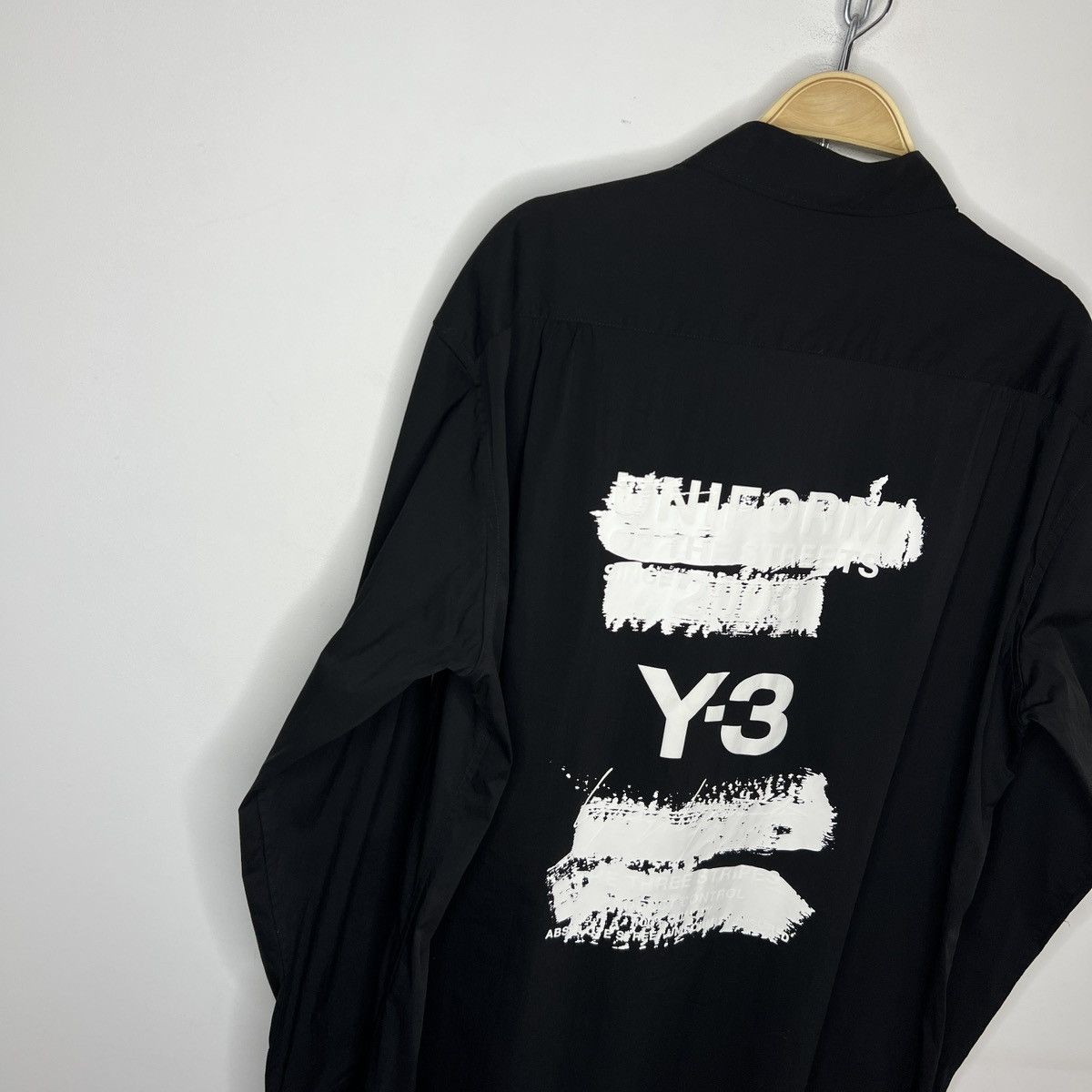 Adidas × Y-3 Yohji Yamamoto Y3 x Adidas Oversized Long Shirt RARE Size US L / EU 52-54 / 3 - 9 Thumbnail