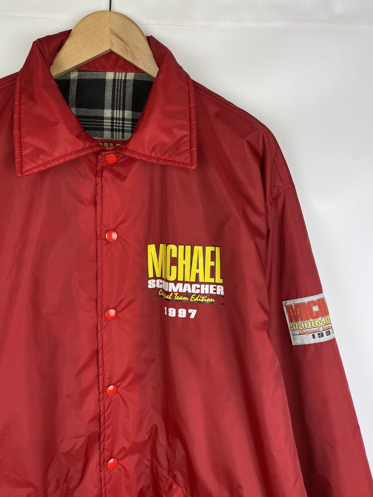 Vintage Schumacher vintage 1997 Original Team Edition Racing Jacket Size US XXL / EU 58 / 5 - 4 Thumbnail