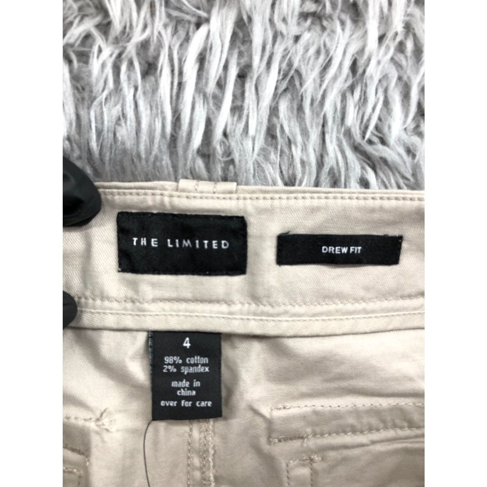Vintage The Limited Chino Shorts Womens Size 4 Mid Rise Beige Medium Wash Size 27" / US 4 / IT 40 - 6 Thumbnail