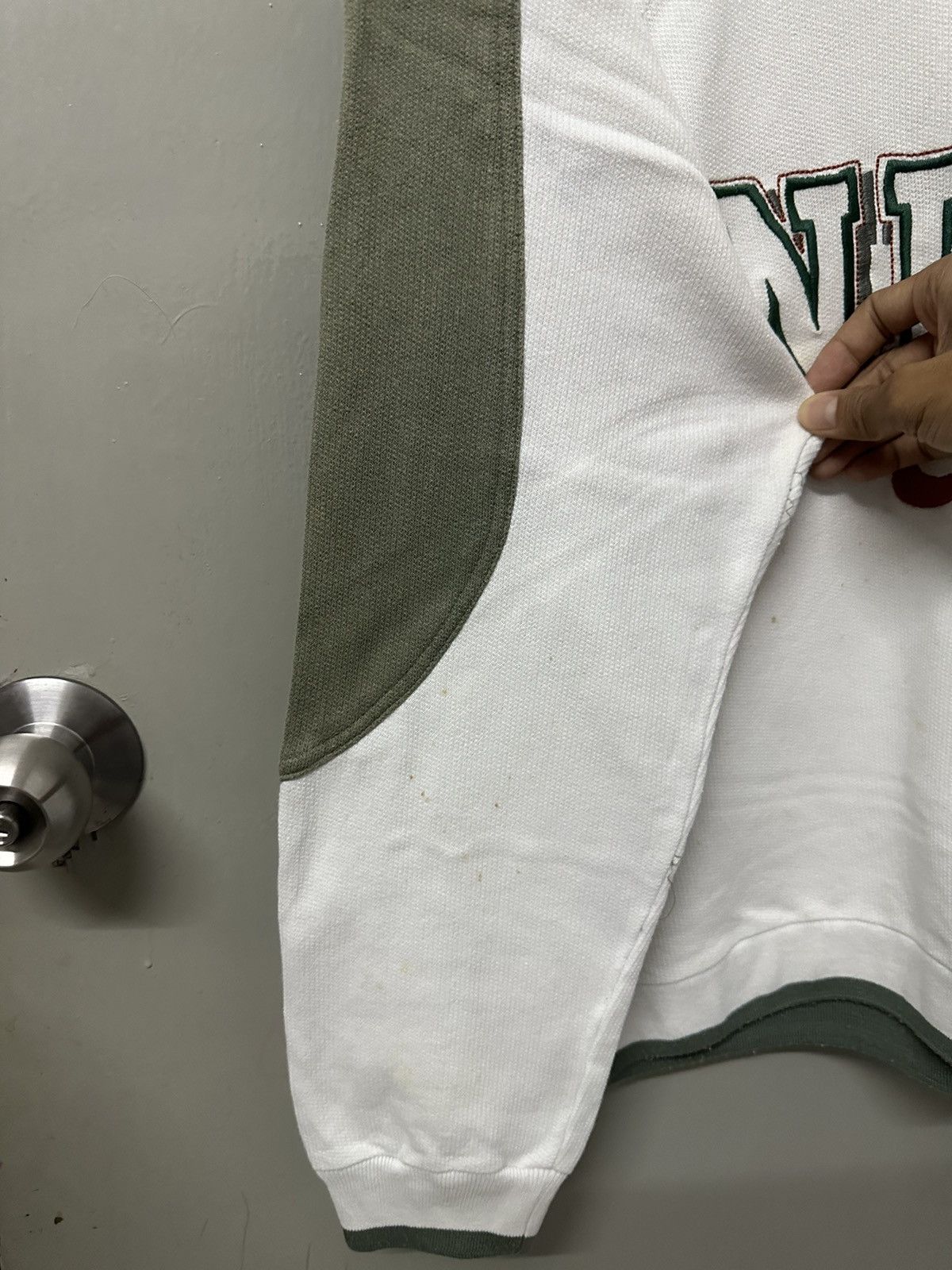 Nike × Vintage Vintage NIKE Embroidery Logo Raglan Baggy Style Sweatshirt Size US M / EU 48-50 / 2 - 4 Thumbnail
