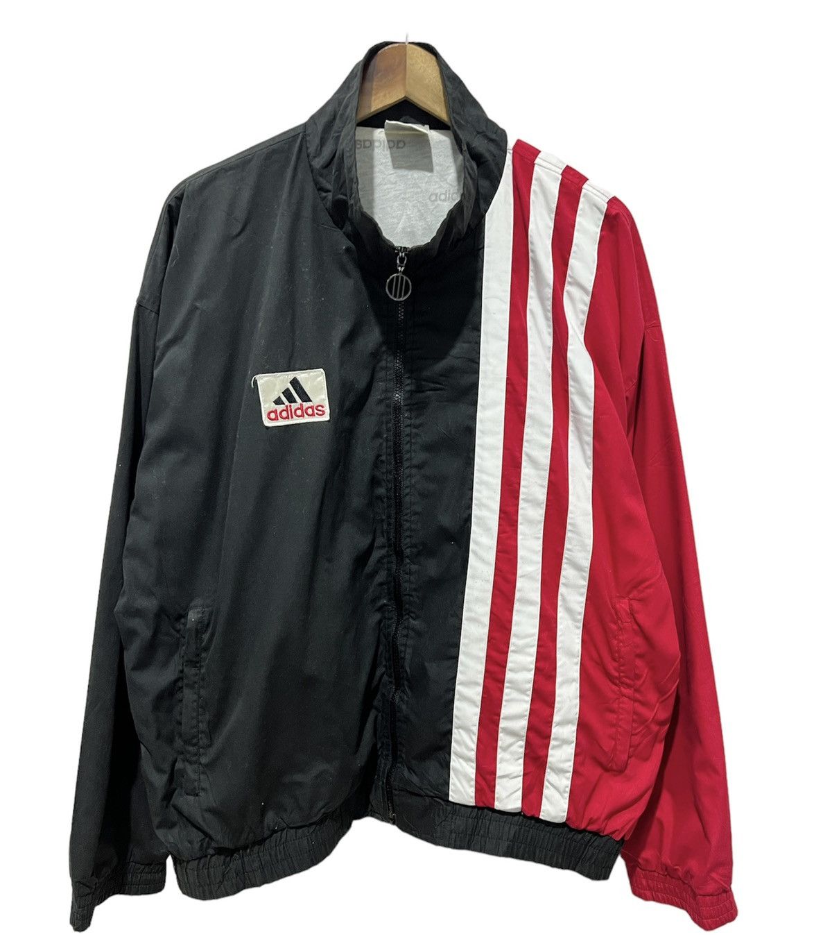 80s-90'S Adidas Back Logo Nylon Jacket Men's XL Vintage / eaa496364 main image 0