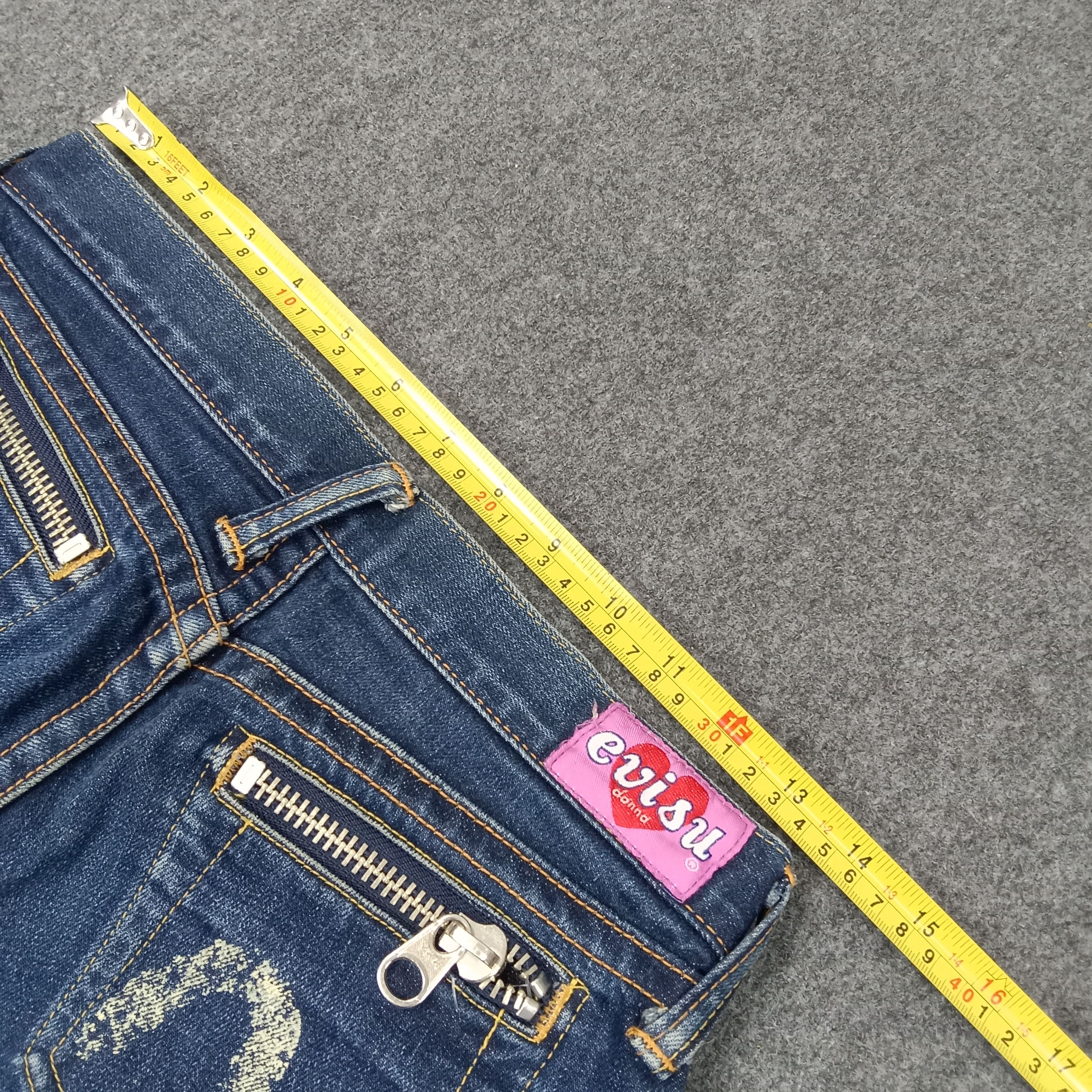 Evisu Evisu Japanese Brand Daicock Custom Art Denim Jeans C228N24 Size 28" / US 6 / IT 42 - 9 Thumbnail