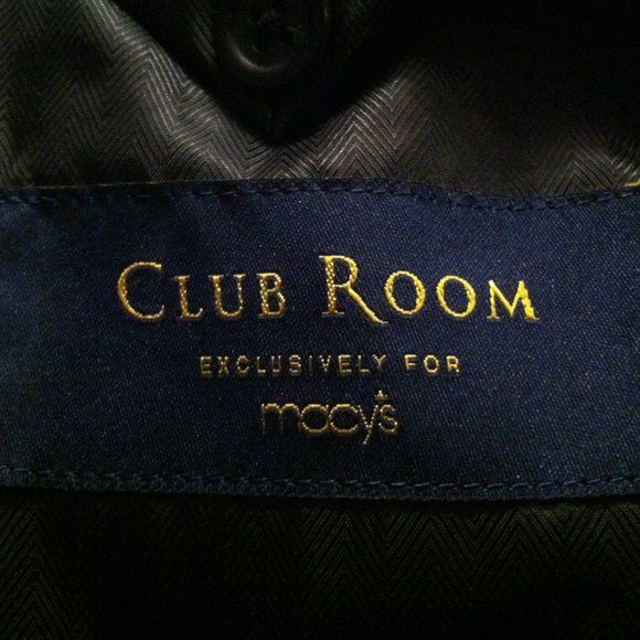 Club Room CLUB ROOM MEN'S 72%WOOL 20%SILK SPORT JACKET BLAZER SIZE:48R Size 48R - 5 Thumbnail