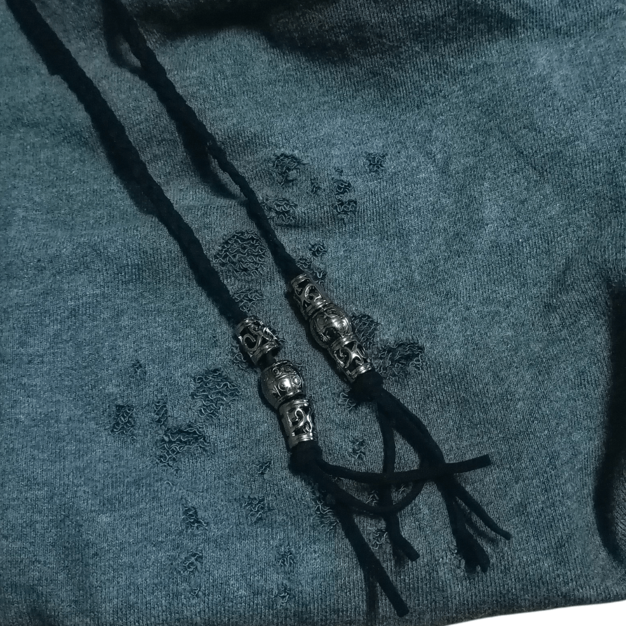 semanticdesign Semantic Design Distress Hoodie Gothic Size US M / EU 48-50 / 2 - 8 Thumbnail