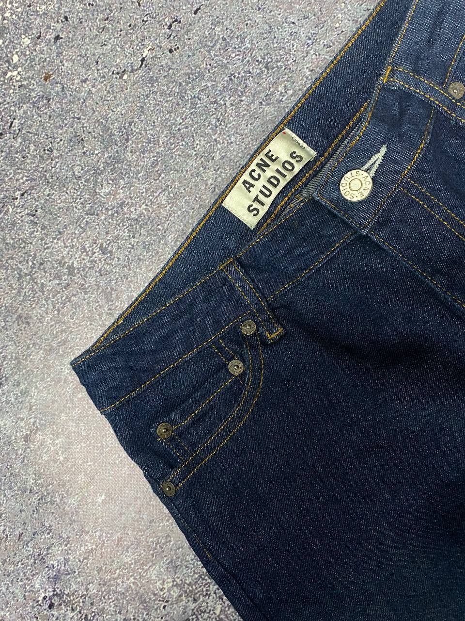 Acne Studios × Hysteric Glamour Flex Dark Blue Acne Studios Long Denim Pants JEans Size 26" / US 2 / IT 38 - 5 Thumbnail