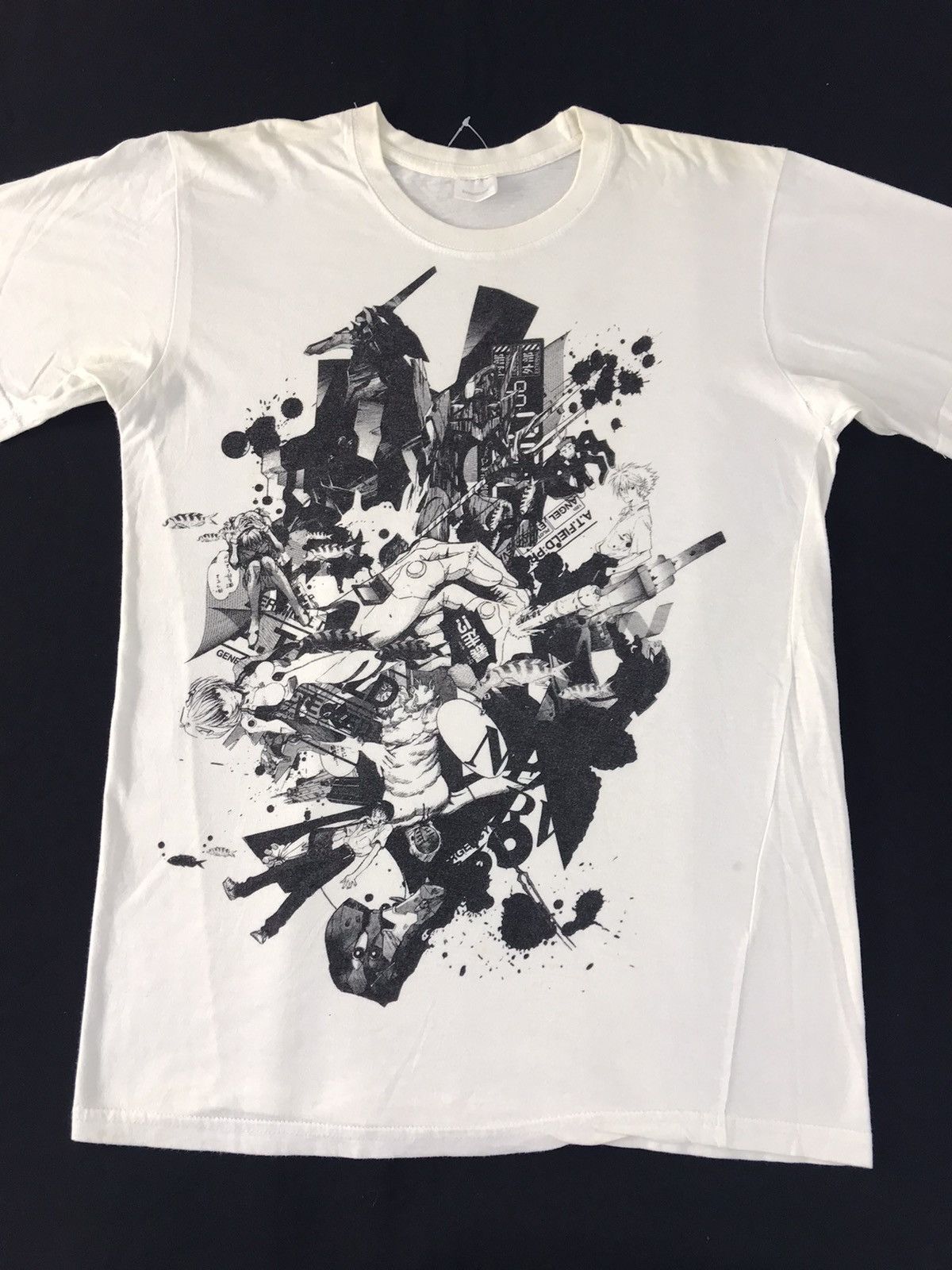 Anime Y2k Evangelion Japanese Anime Manga Series Big Graphic Tee Size US S / EU 44-46 / 1 - 3 Thumbnail
