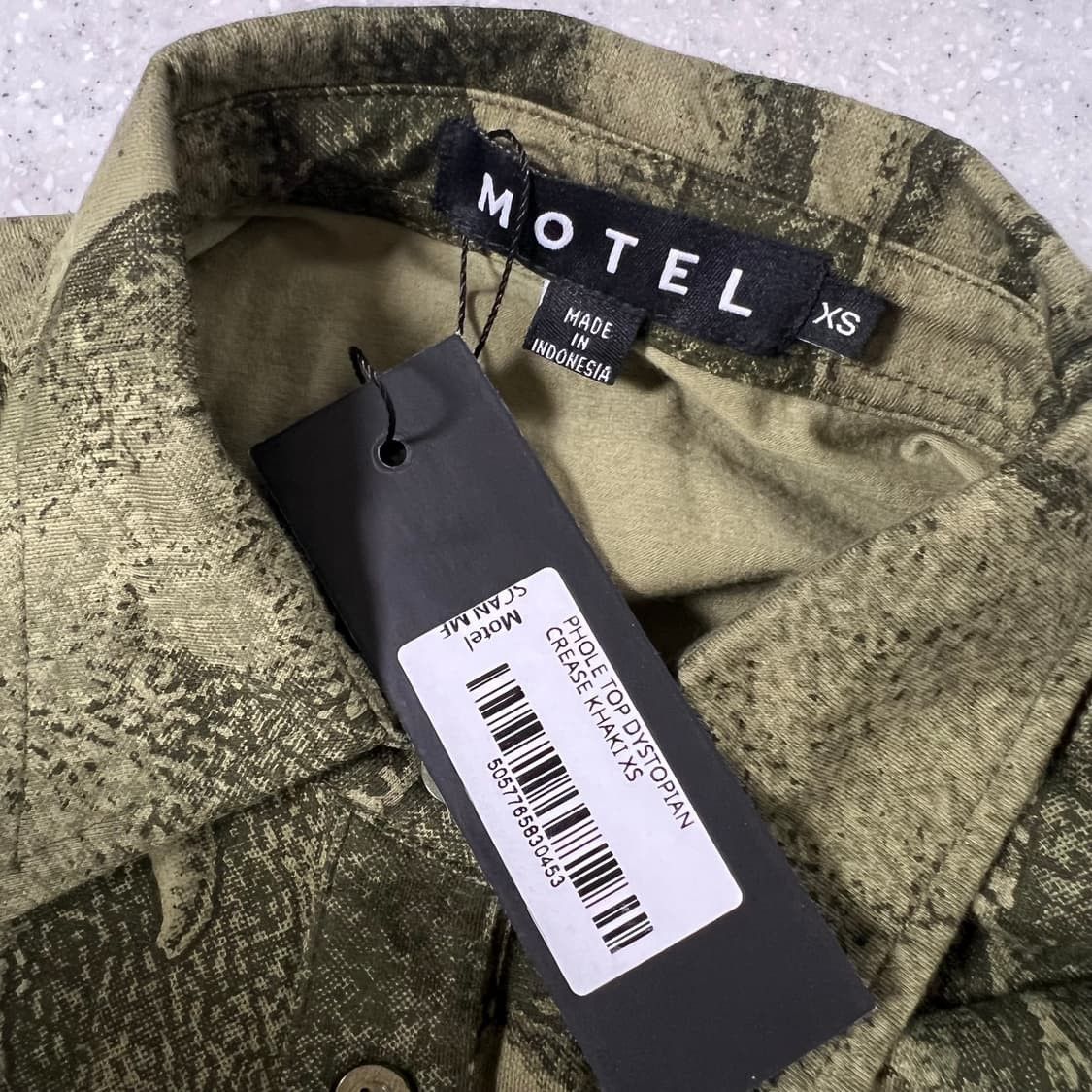 Other motel rocks pattern shirt khaki Size XS / US 0-2 / IT 36-38 - 4 Thumbnail