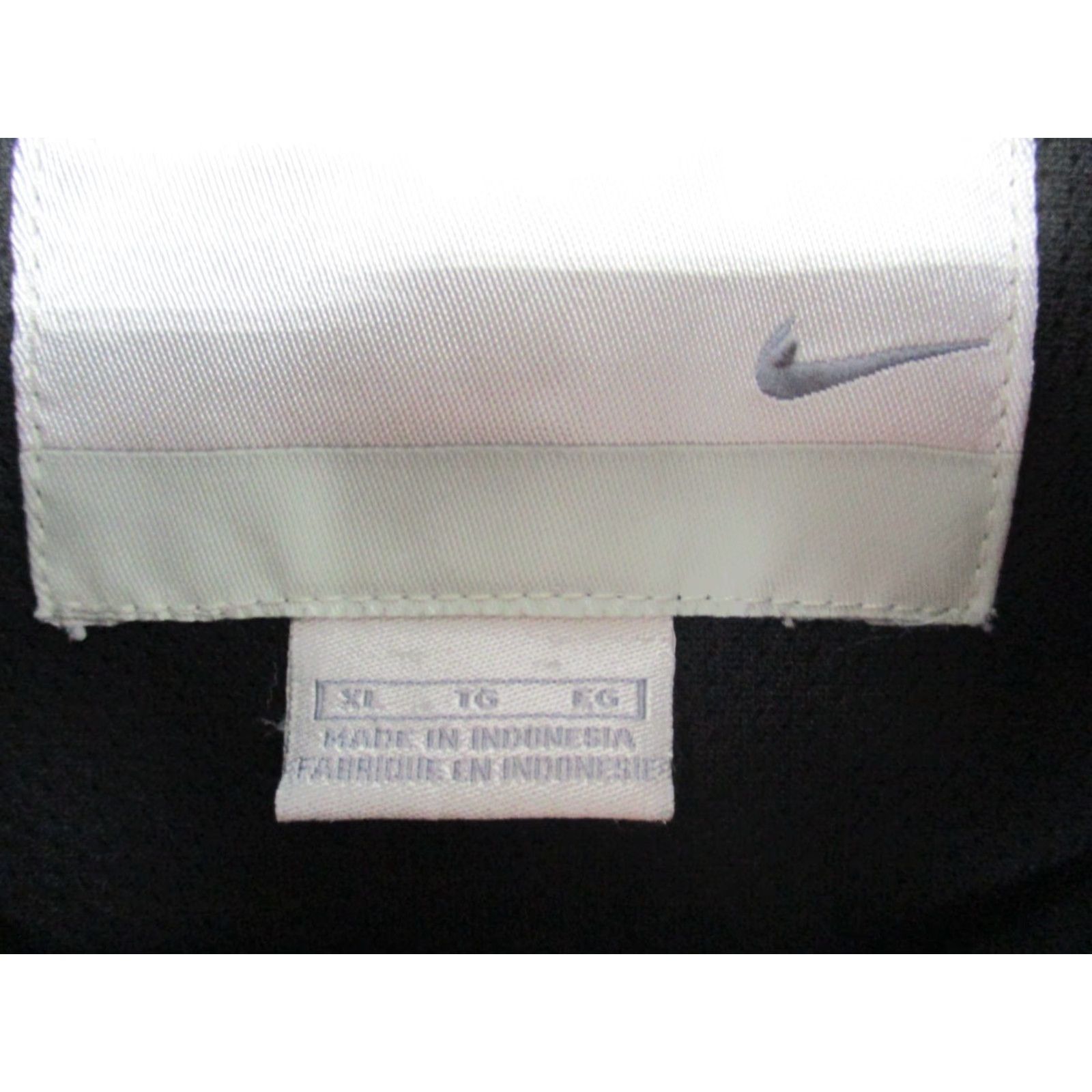 Nike VINTAGE Nike Air Jacket Men's XL Black White Reflective Track Athletic Size US XL / EU 56 / 4 - 5 Thumbnail