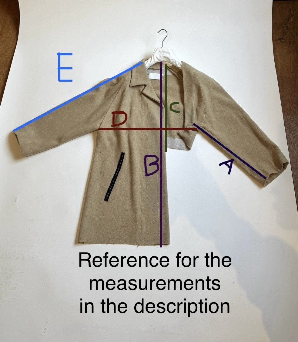 Maison Margiela FW 1997 Runway Deconstructed Coat / Basting Jacket in Cream Size L / US 10 / IT 46 - 20 Thumbnail