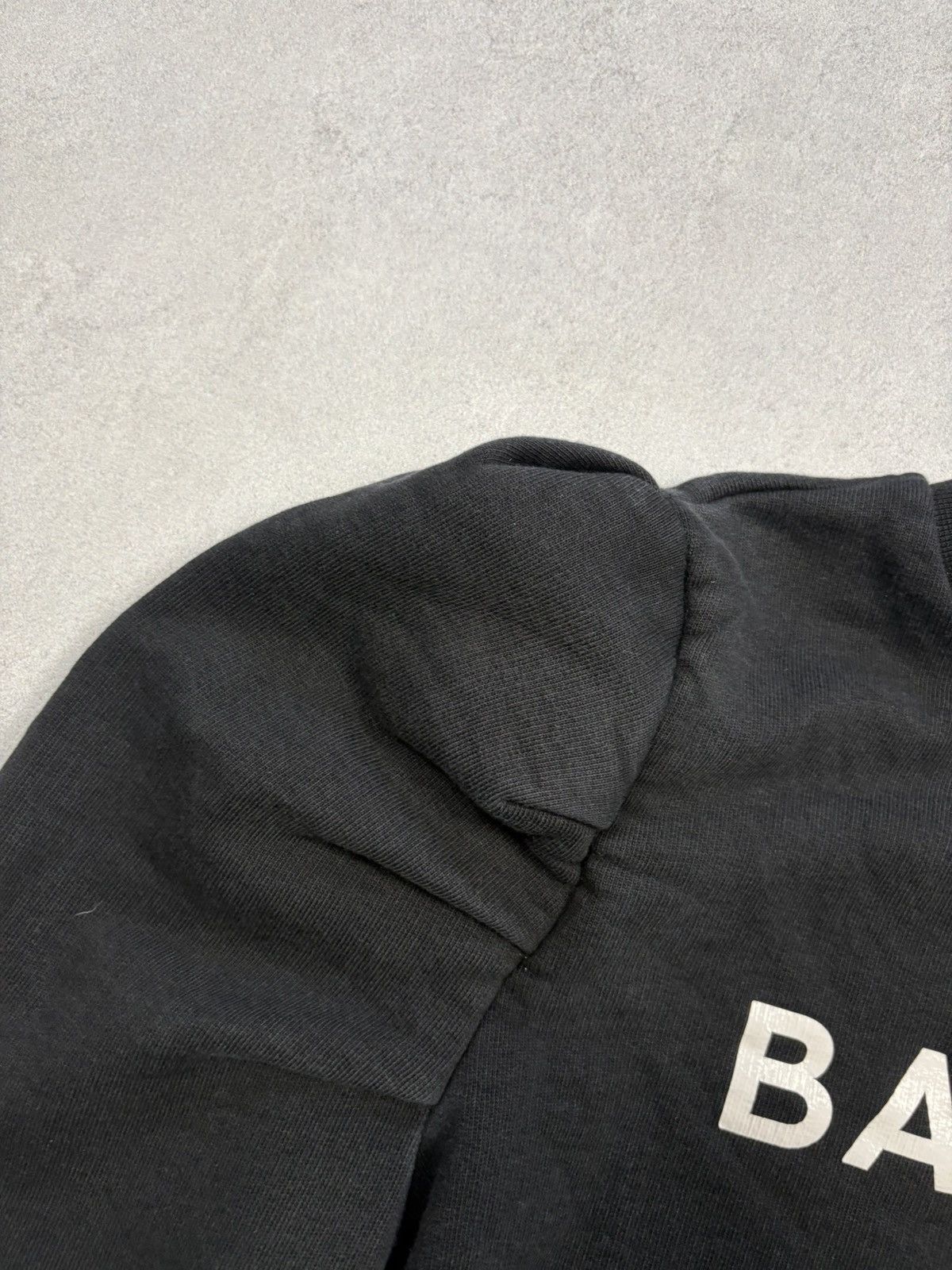Balmain Balmain Paris Logo Sweatshirt Shoulder Panel Detail Black XS Size XS / US 0-2 / IT 36-38 - 7 Thumbnail