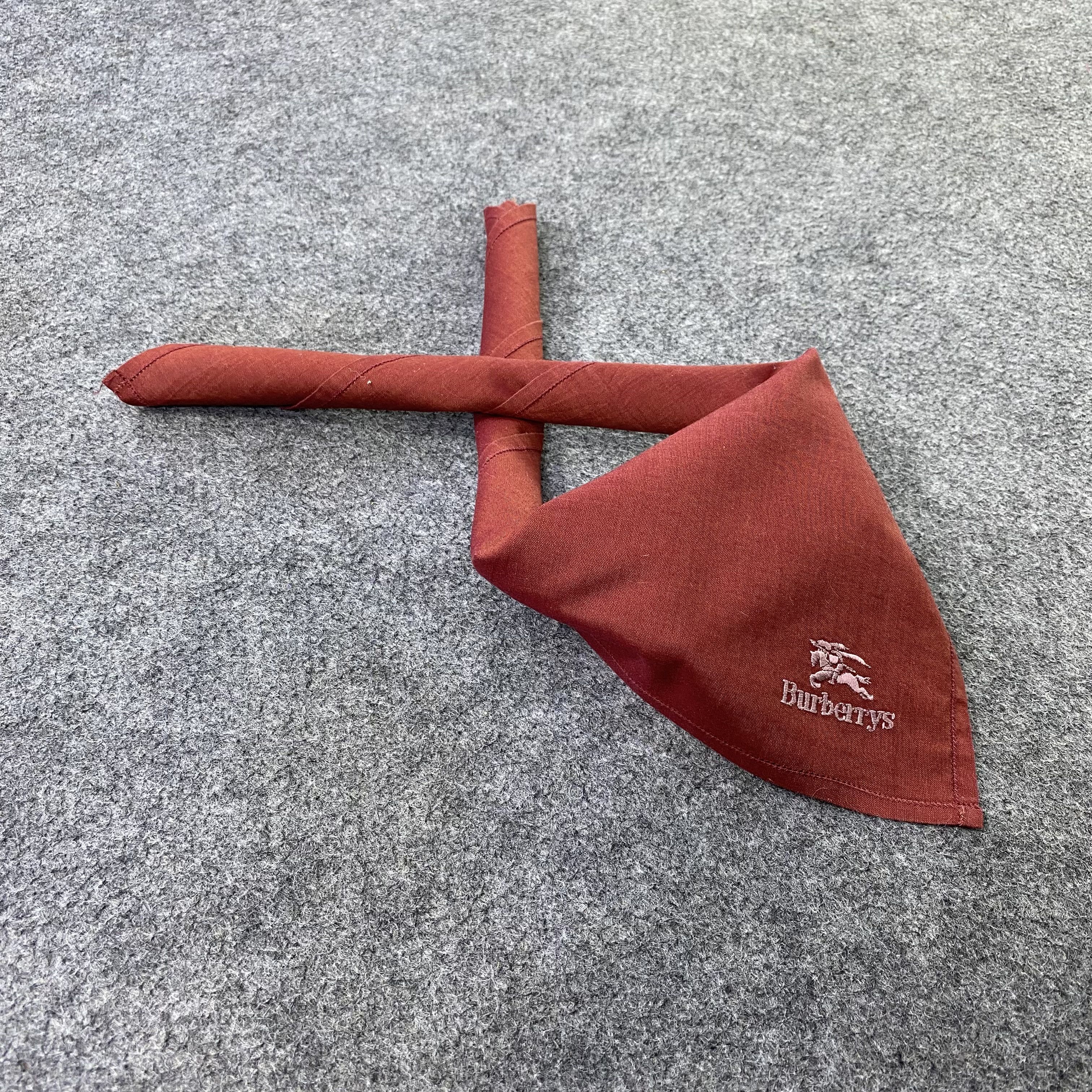 Vintage Burberry Handkerchief / Bandana / Neckerchief-B2205