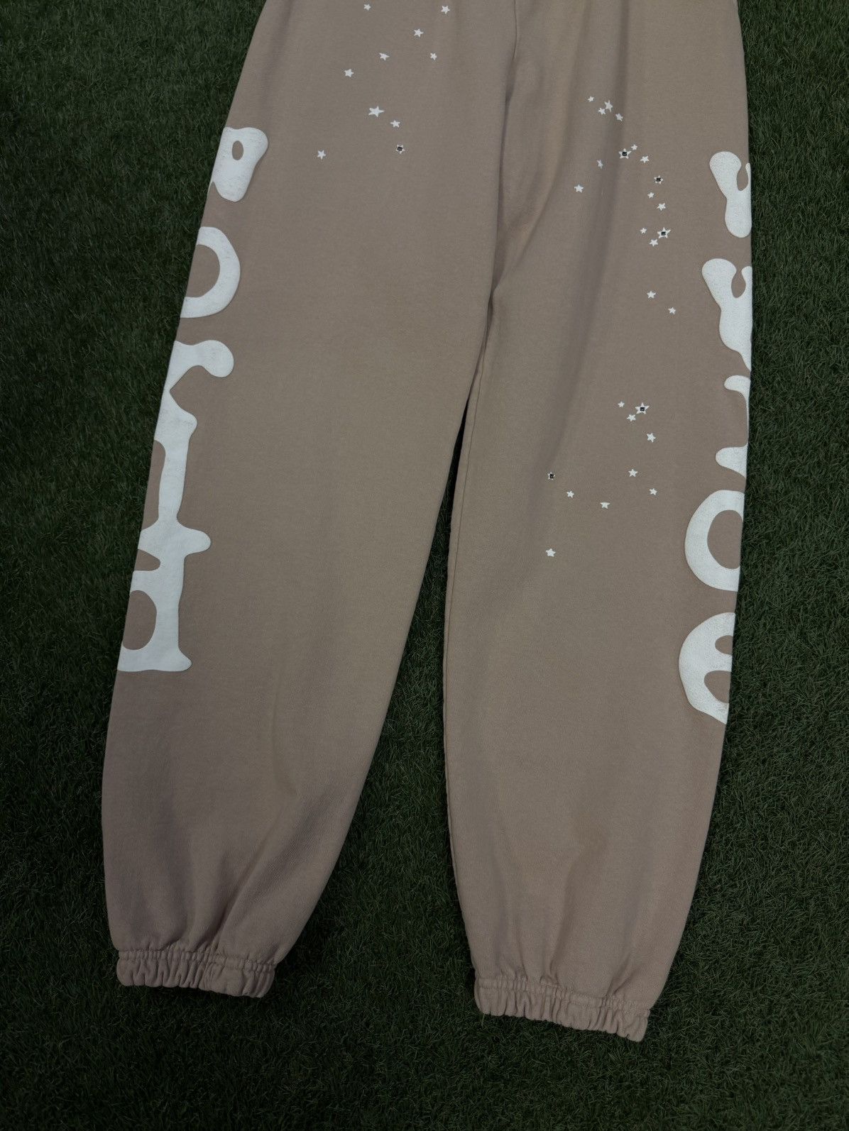 Sp5der Sp5der WorldWide Tan Sweatpants Size Large (NEW) Size US 33 - 2 Thumbnail