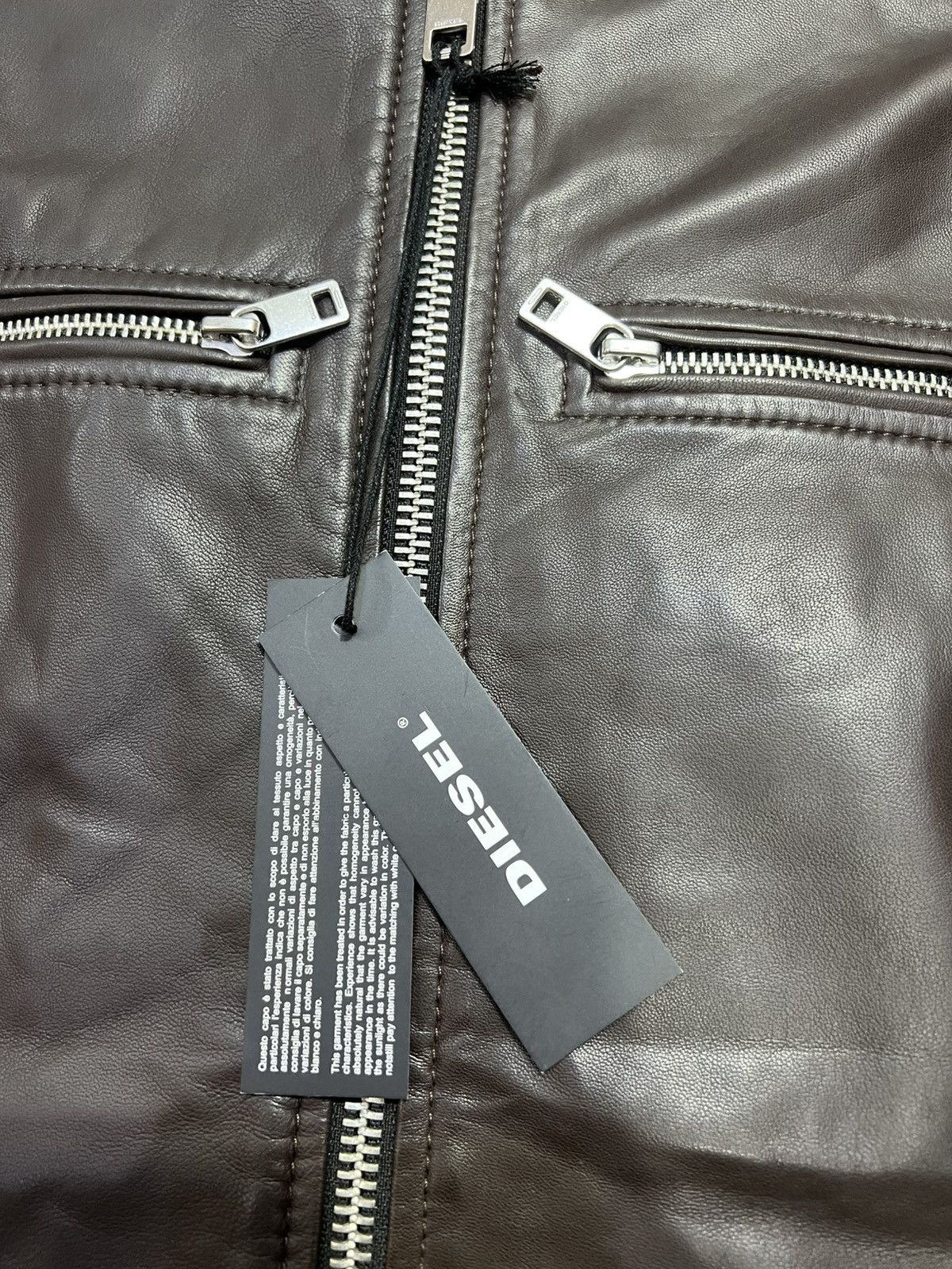 Diesel Diesel leather jacket size L Size US L / EU 52-54 / 3 - 4 Thumbnail