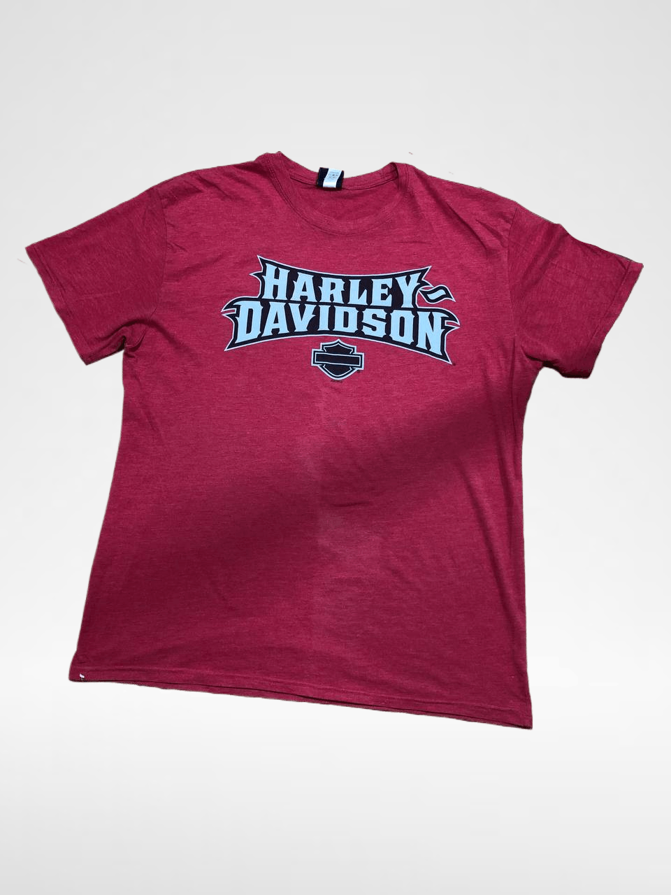 Harley Davidson Harley Davidson Big Print Red T-Shirt Streetwear Y2K Size US XL / EU 56 / 4 - 1 Thumbnail