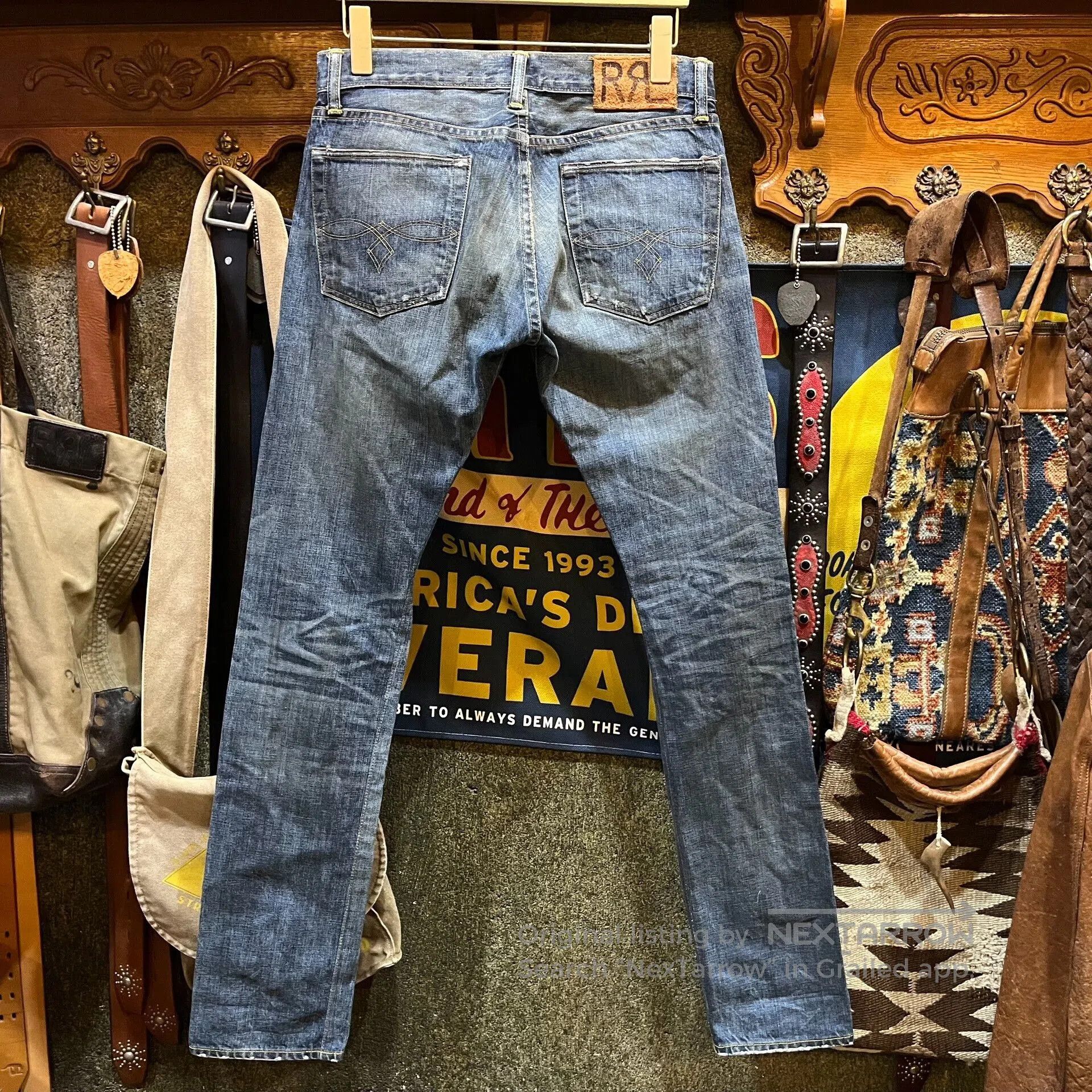 RRL Ralph Lauren vintage denim jeans by ralph lauren. Size US 30 / EU 46 - 2 Thumbnail
