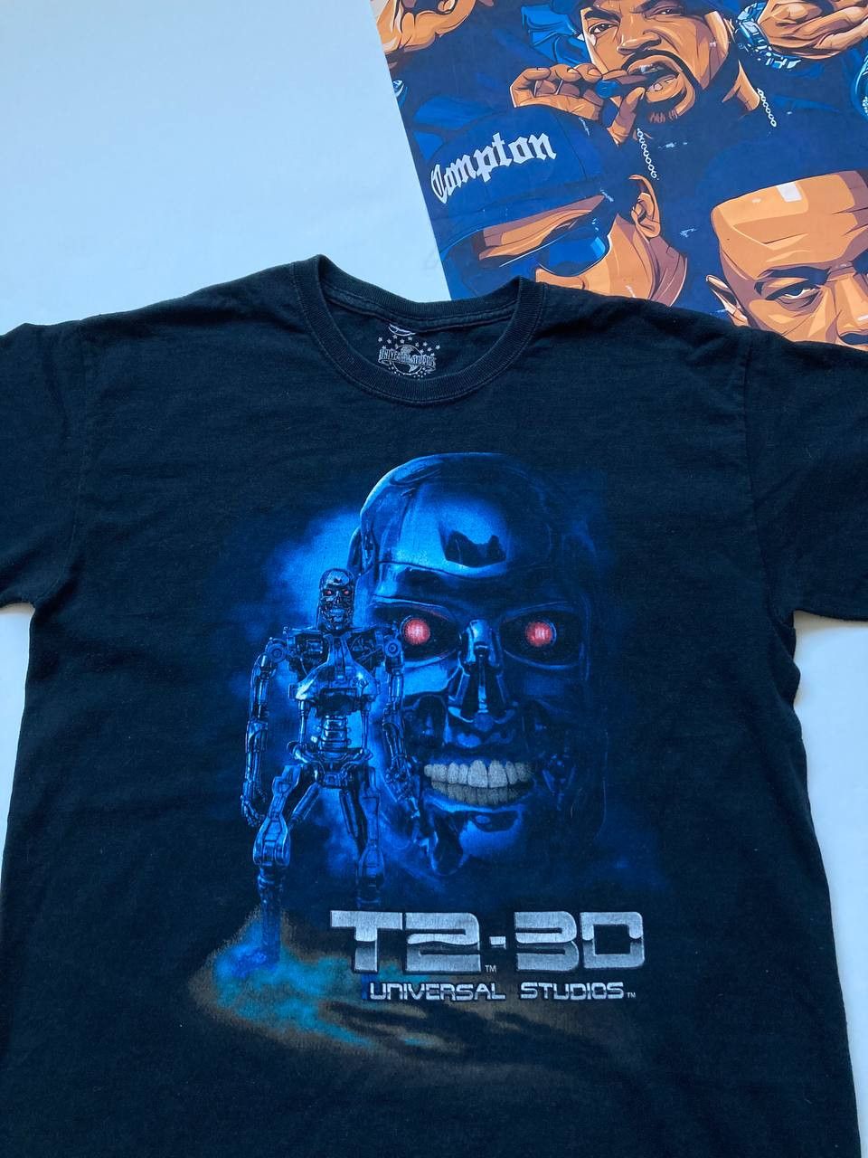 Universal Studios VERY RARE Vintage Terminator 2 T2 T-Shirt y2K Size US M / EU 48-50 / 2 - 2 Thumbnail