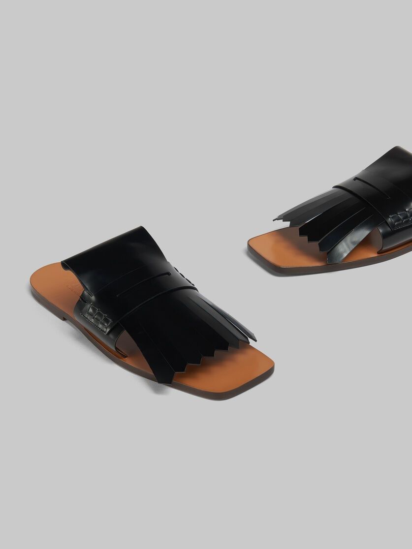 Marni oc11z0525 Leather Bambi Sandal in Black Size US 6 / IT 36 - 5 Thumbnail