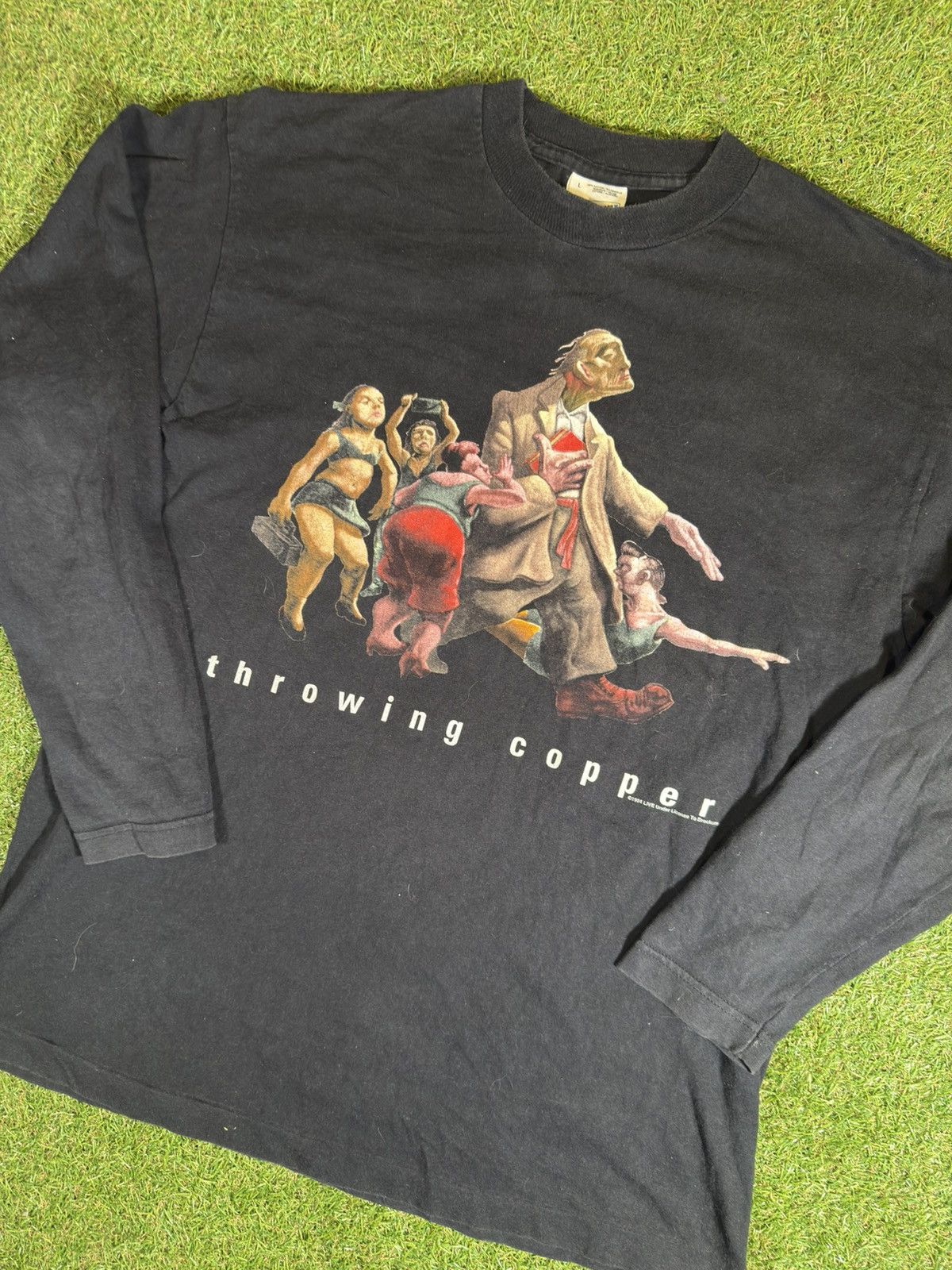 Other Live Throwing Copper 90s Longsleeve Screen Stars L Size US L / EU 52-54 / 3 - 3 Thumbnail