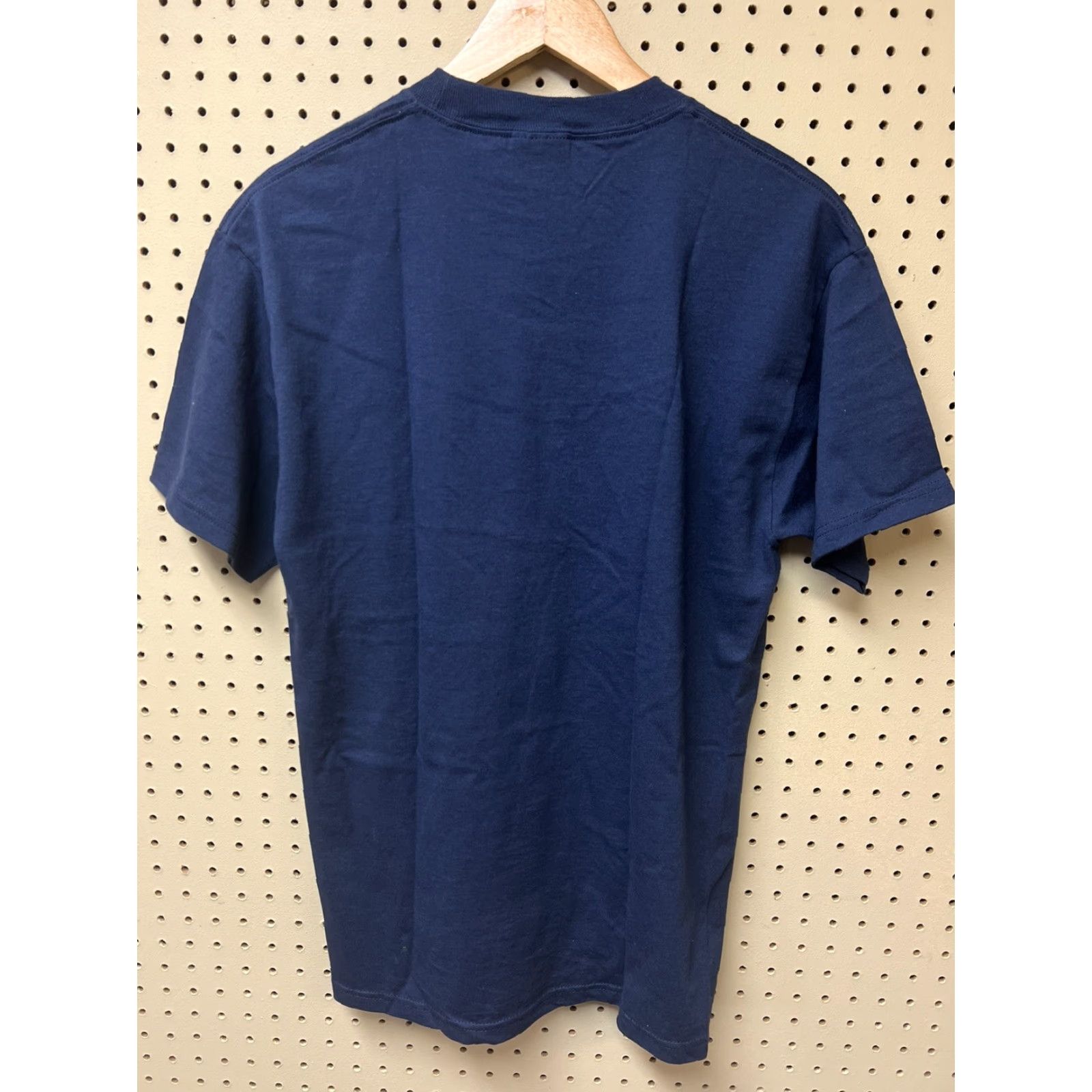 Delta VINTAGE Port Jefferson New York Delta T-Shirt Short Sleeve Embroidered Blue M Men Crew Neck Cotton Size US M / EU 48-50 / 2 - 2 Thumbnail