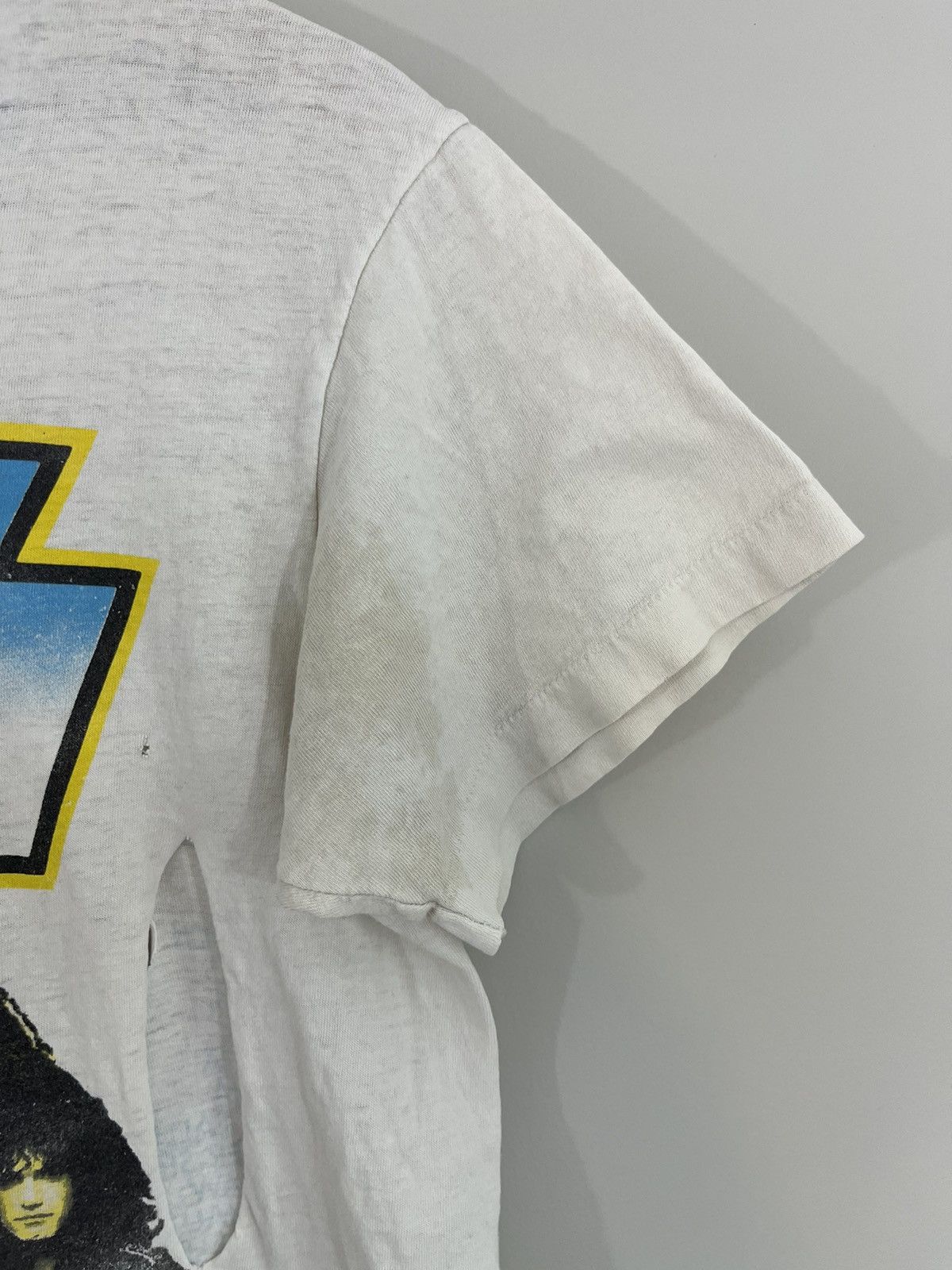 Vintage KISS Thrashed Single Stitch Rare Tour Band Tee Size US M / EU 48-50 / 2 - 6 Thumbnail