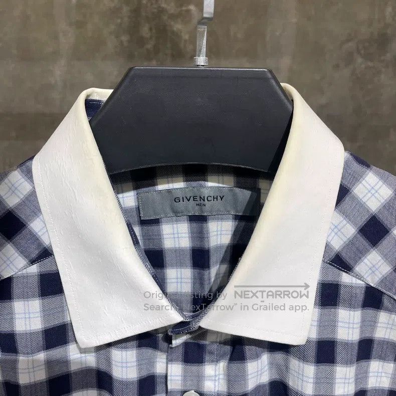 Givenchy Givenchy Size43 White star embroidered striped sailor shirt Size US M / EU 48-50 / 2 - 6 Thumbnail