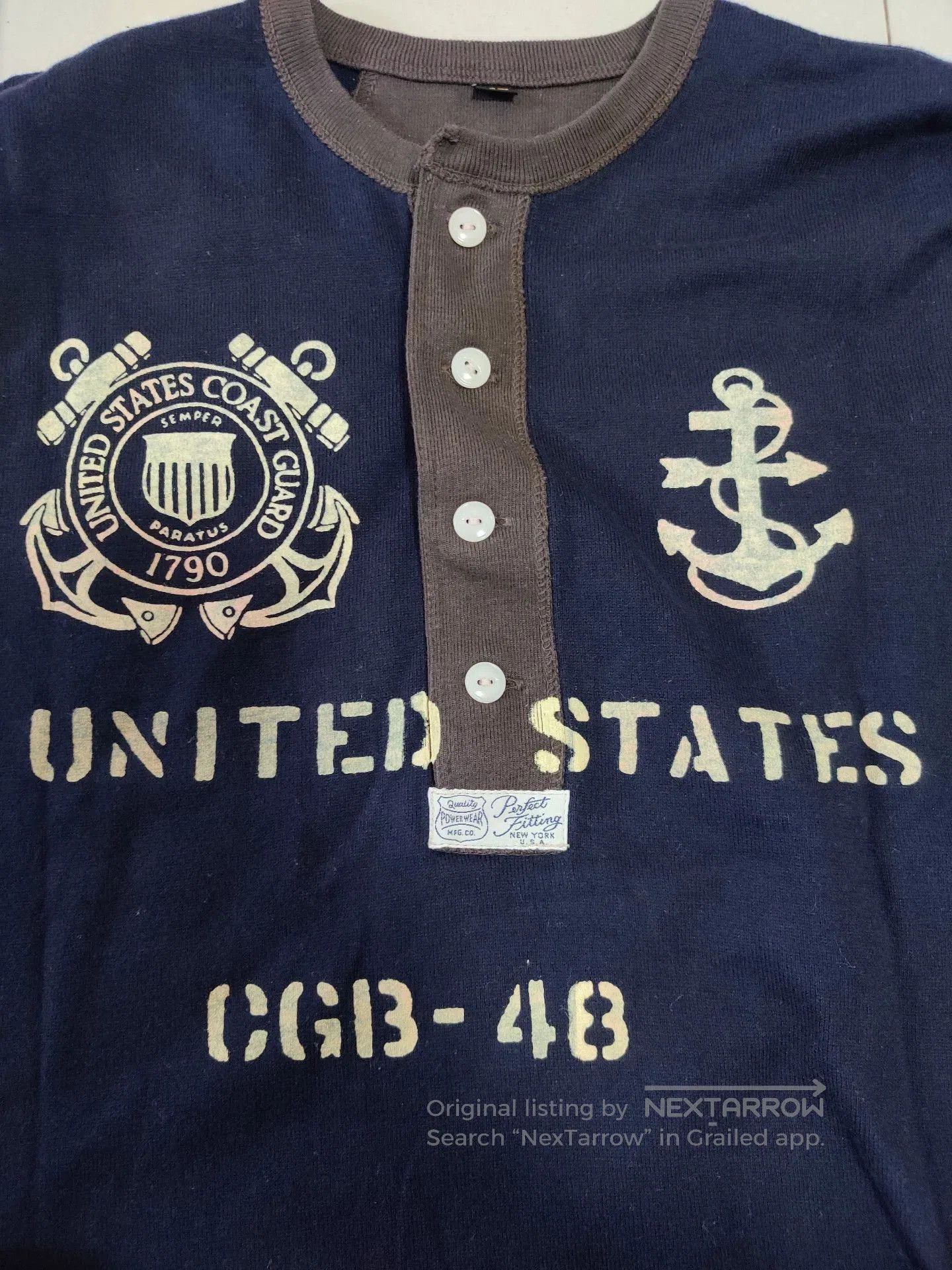 Freewheelers freewheelers navy anchor graphic long sleeve shirt. Size US M / EU 48-50 / 2 - 3 Thumbnail