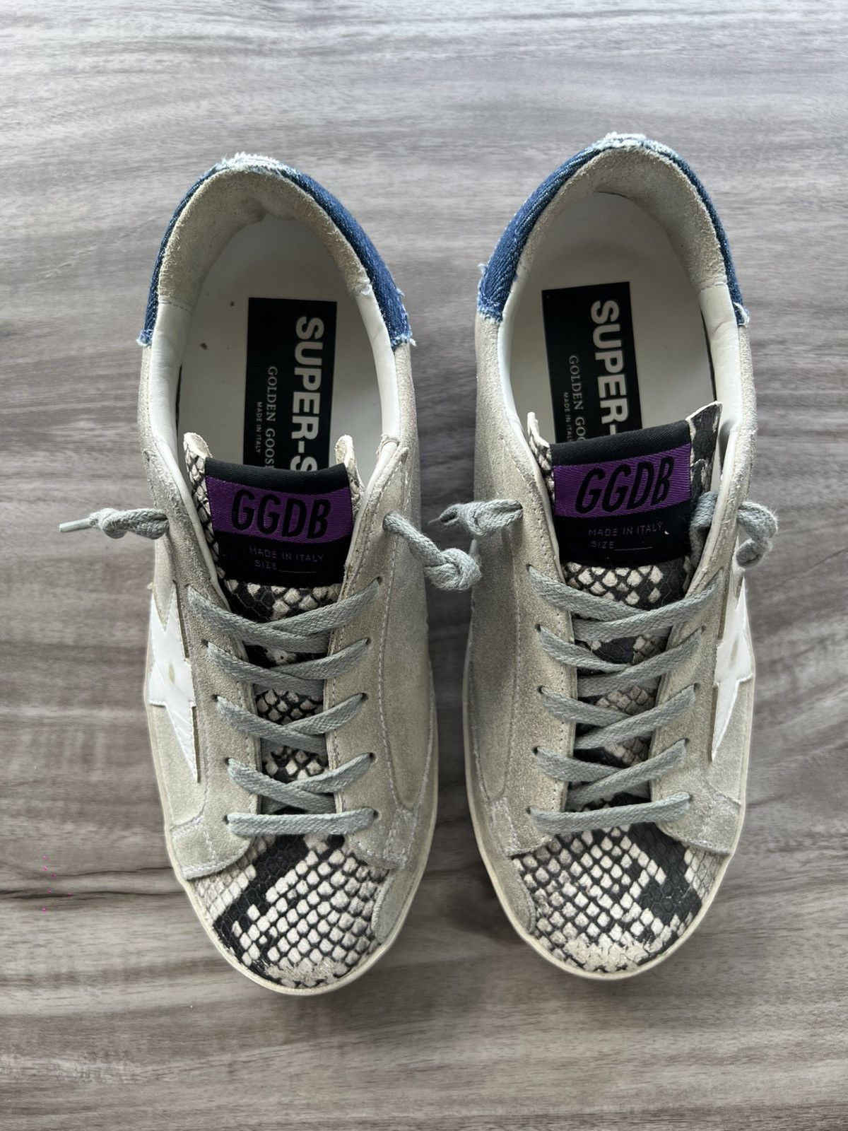 Golden Goose Golden Goose Superstar Low Snakeskin Size 5 Women’s (EU 35) Size US 5 / IT 35 - 5 Thumbnail
