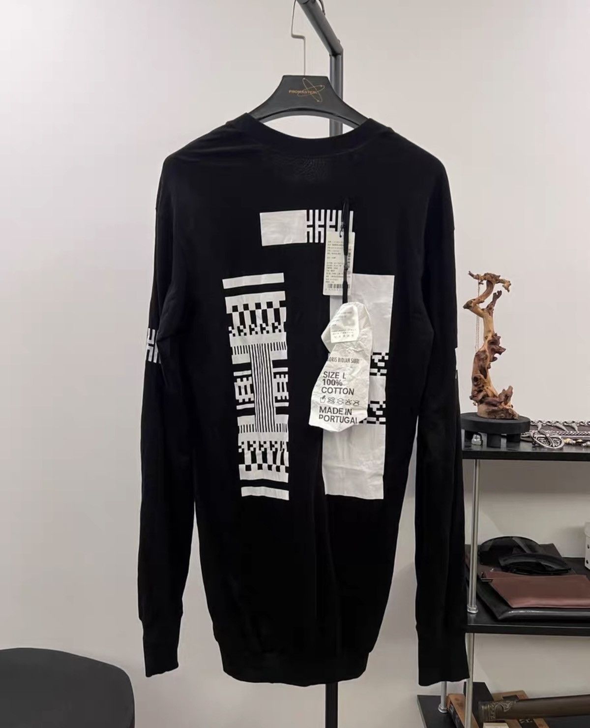 11 By Boris Bidjan Saberi 11ByBBS Screen-Print Long-Sleeve T-Shirt Size US L / EU 52-54 / 3 - 2 Thumbnail