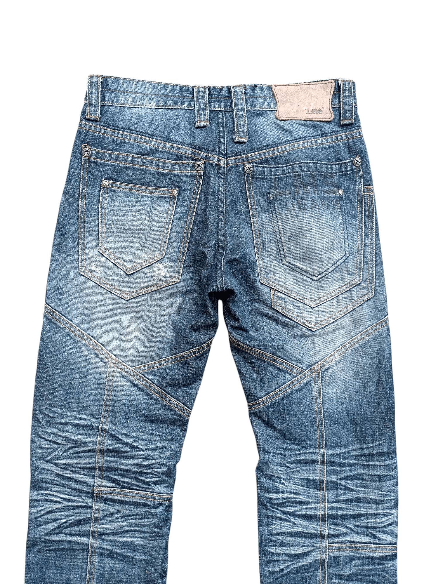 Japanese Brand × Seditionaries RARE 🔥 Japanese Brand LMS Skull Printed Denim E246 Size US 30 / EU 46 - 12 Thumbnail