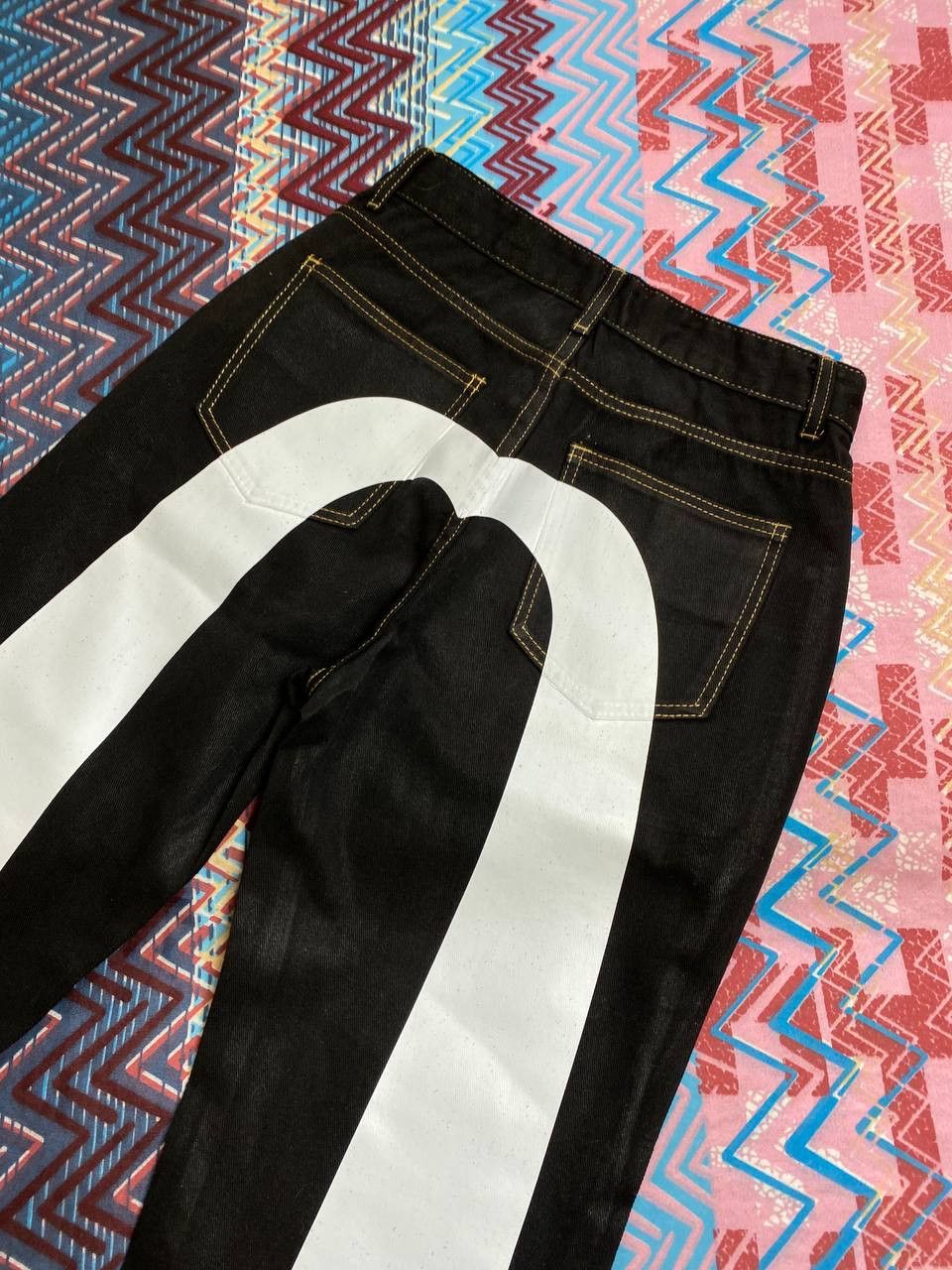 Japanese Brand × Vintage 90's LAGUNA BEACH CRAZY RETRO PUNK Y2K SKULL LOGO JEANS Size US 30 / EU 46 - 18 Thumbnail