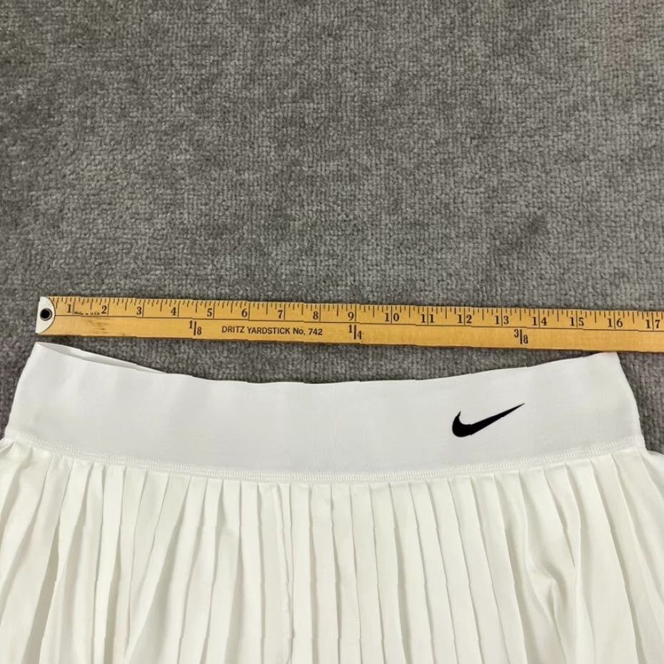 Nike Nike Skort Skirt Womens XL White Golf Tennis Core Advantage Pleated DR6849-100 Size 40" / US 18 - 4 Thumbnail