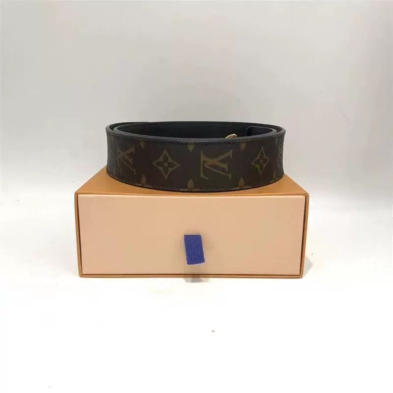 Louis Vuitton LV Classic Monogram Black Leather Strap Size ONE SIZE - 1 Preview