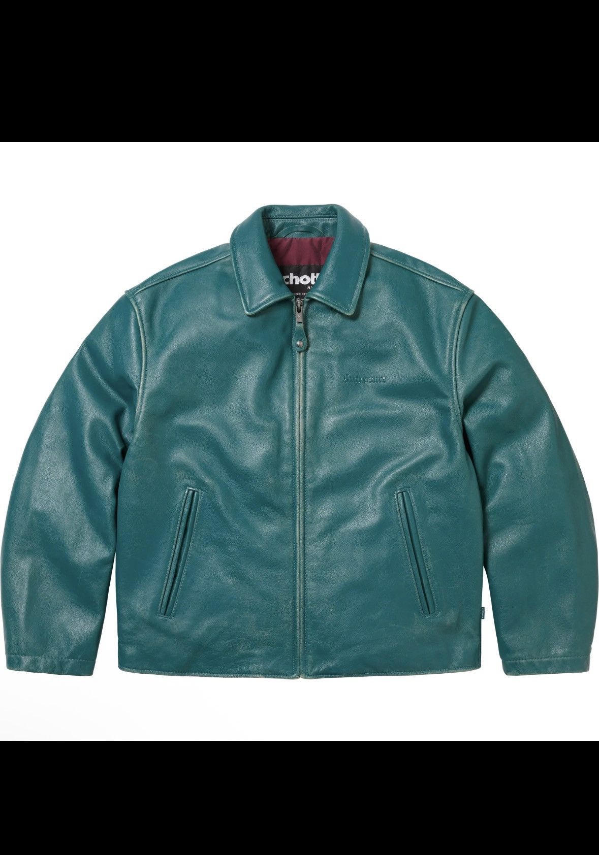Schott × Supreme Supreme Schott Leather Racer Jacket | Grailed
